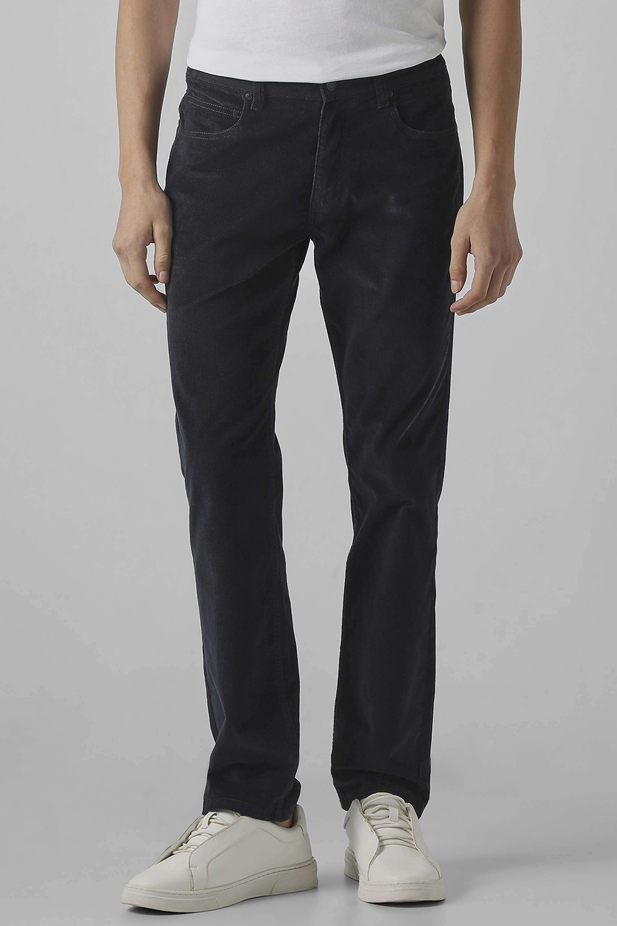 Solid-Straight-Fit-Cotton-Men-s-Casual-Wear-Trousers