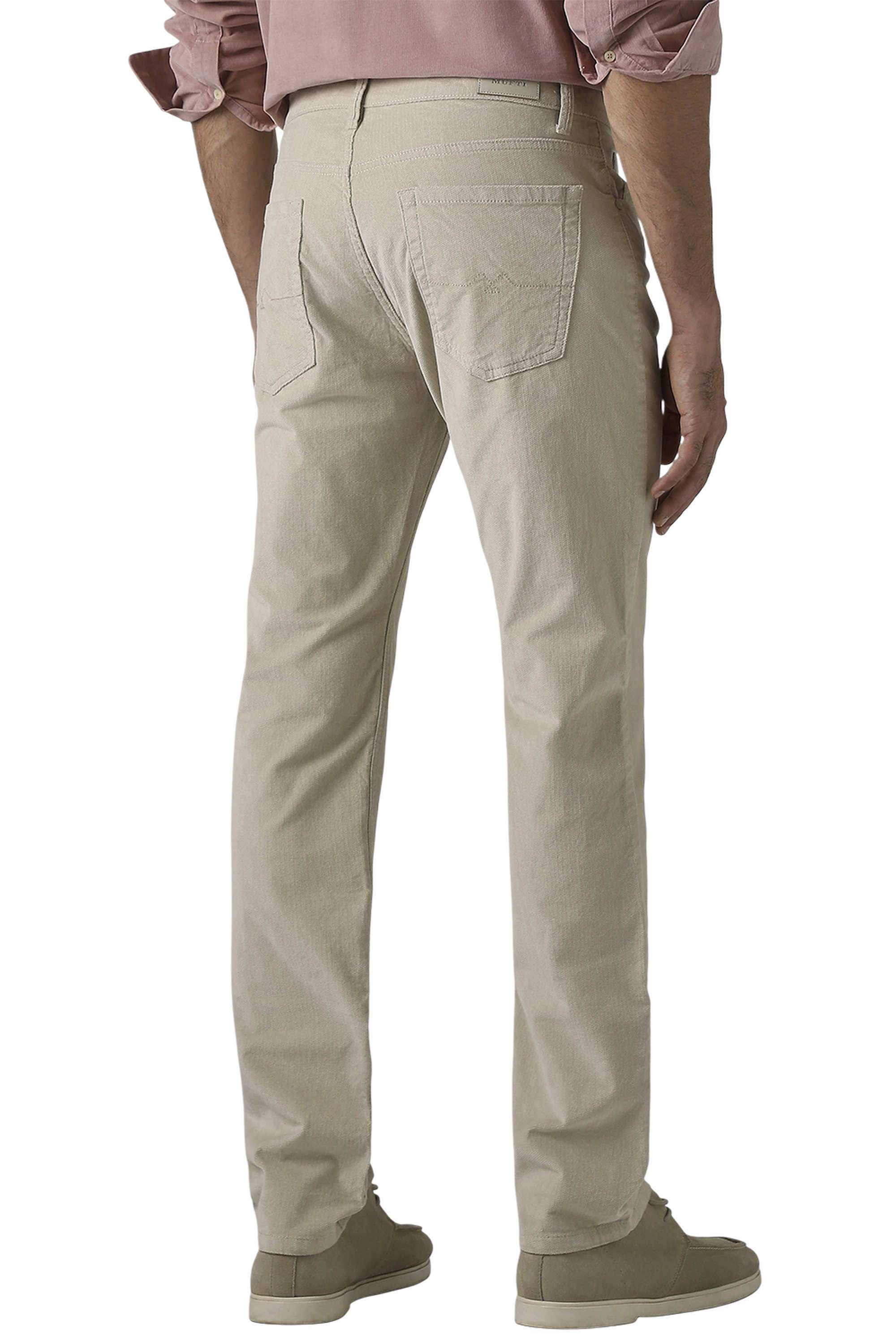 Solid-Straight-Fit-Cotton-Men-s-Casual-Wear-Trousers
