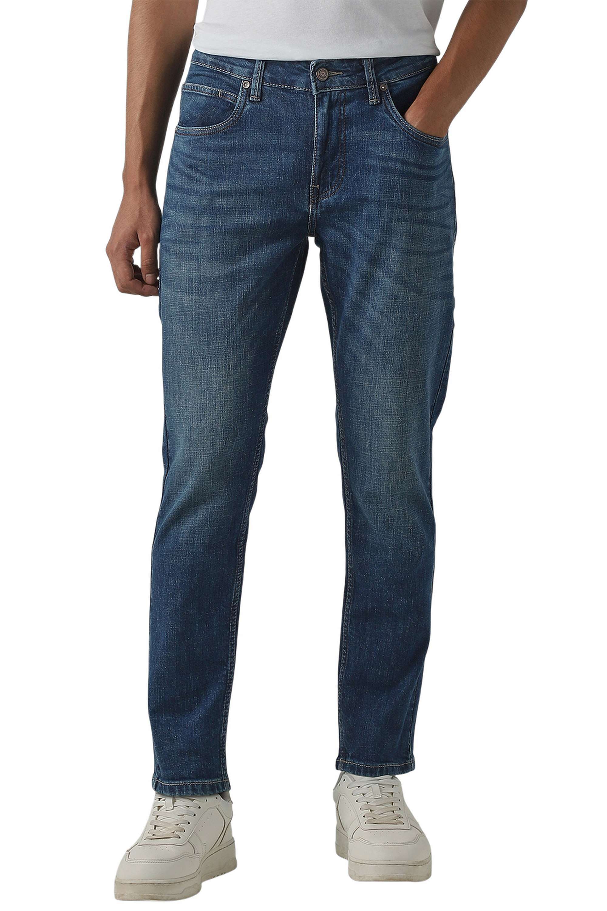 Solid-Cotton-Relaxed-Fit-Men-s-Jeans