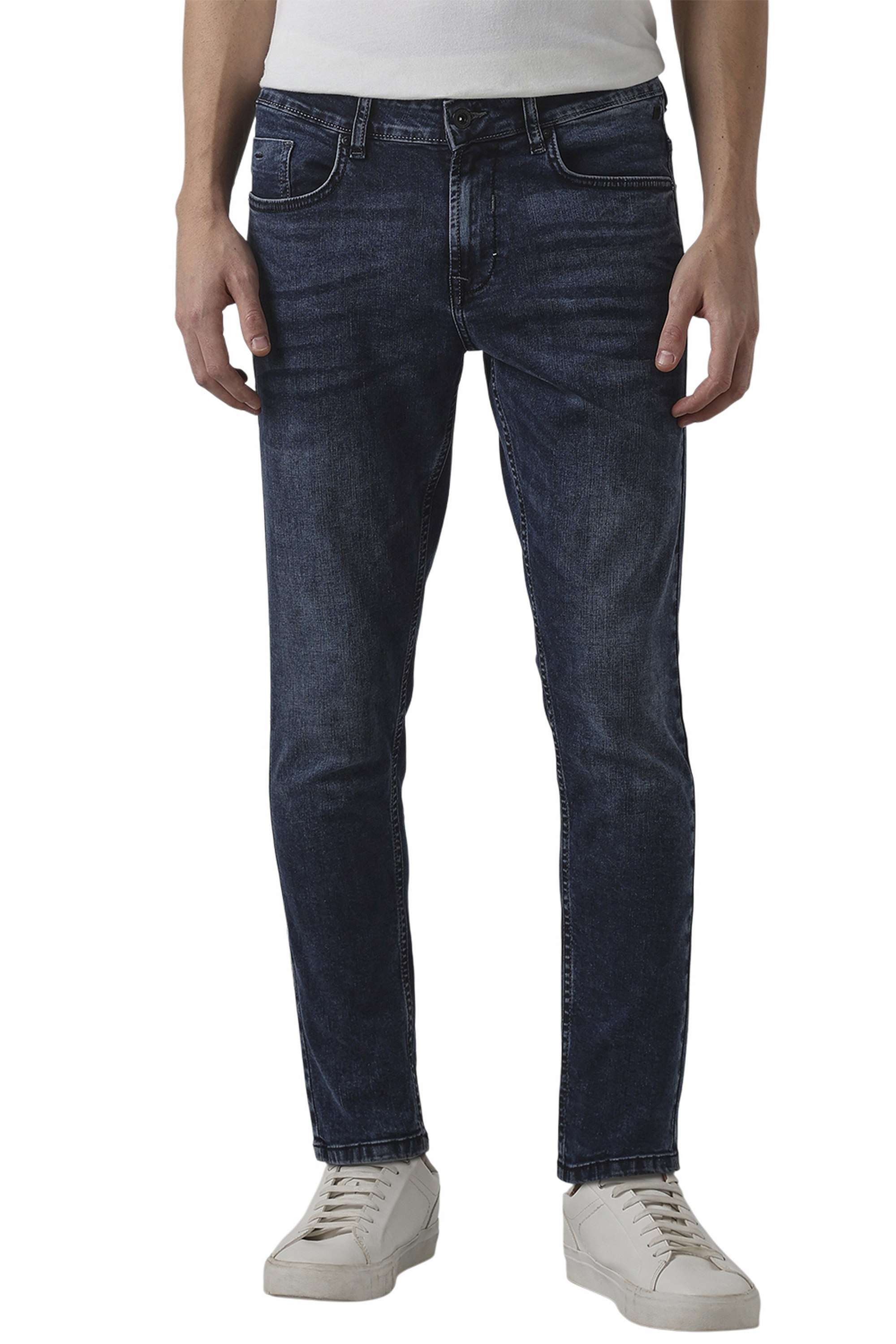 Light-Wash-Cotton-Straight-Fit-Men-s-Jeans