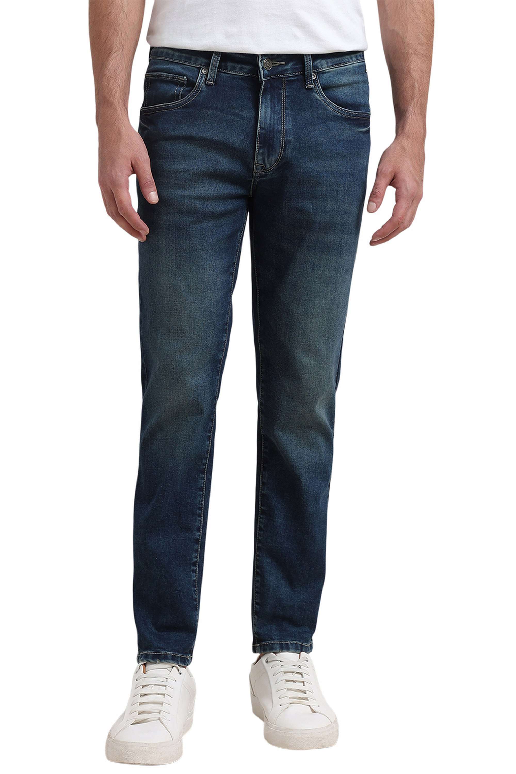 Light-Wash-Cotton-Straight-Fit-Men-s-Jeans