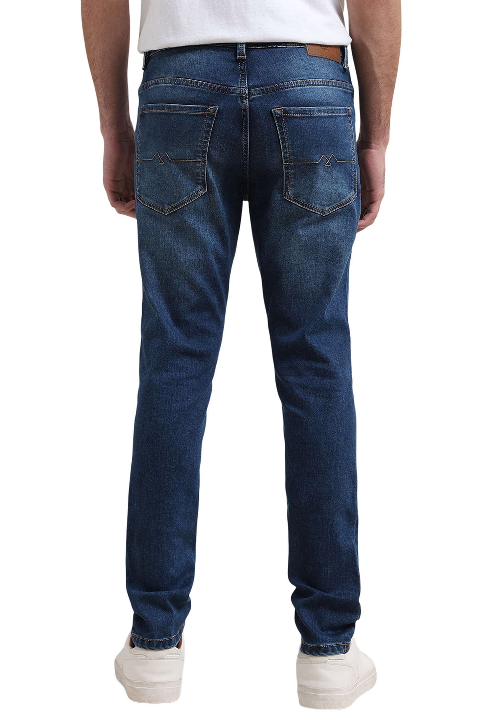 Solid-Cotton-Skinny-Fit-Men-s-Jeans