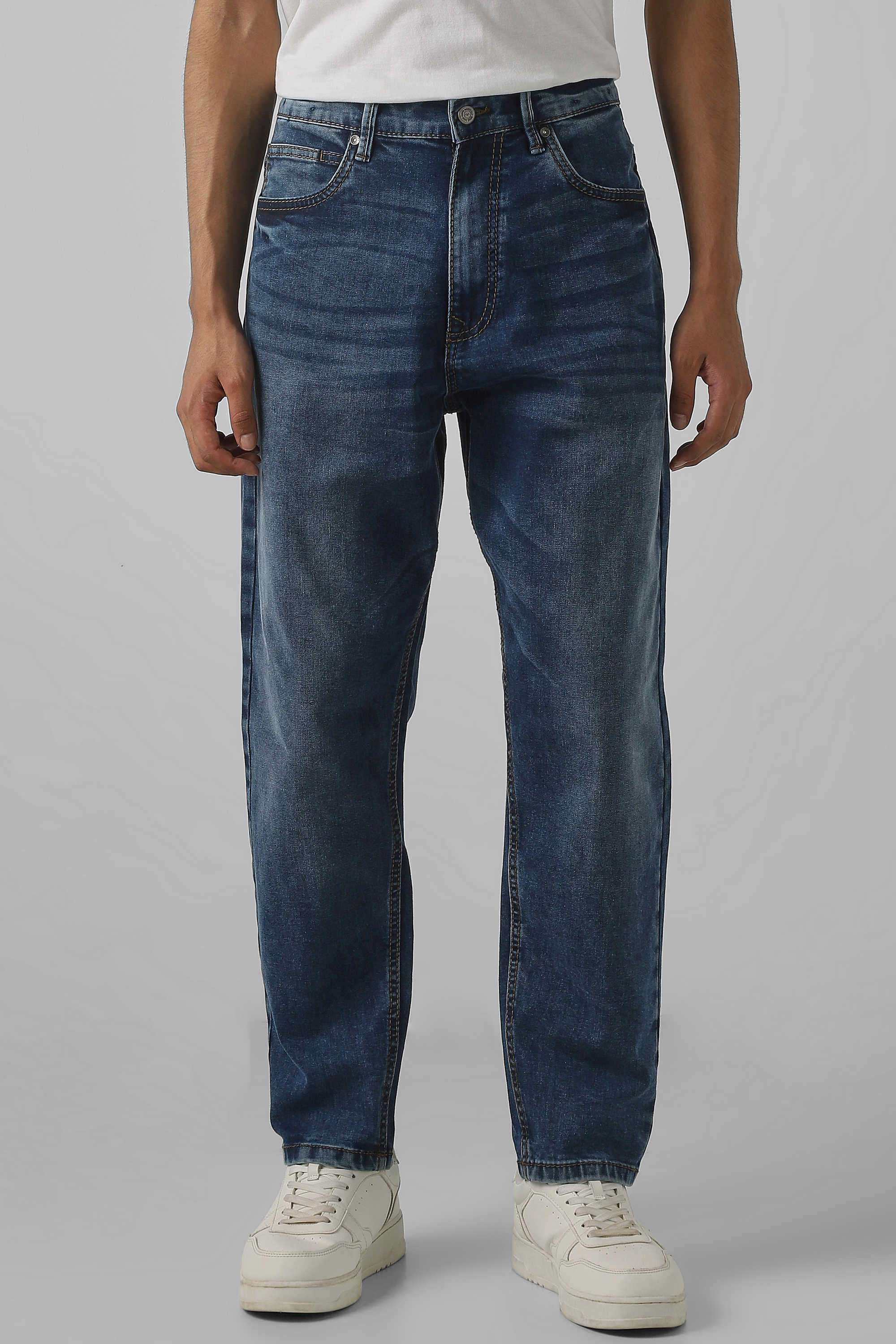 Solid-Cotton-Regular-Fit-Men-s-Jeans