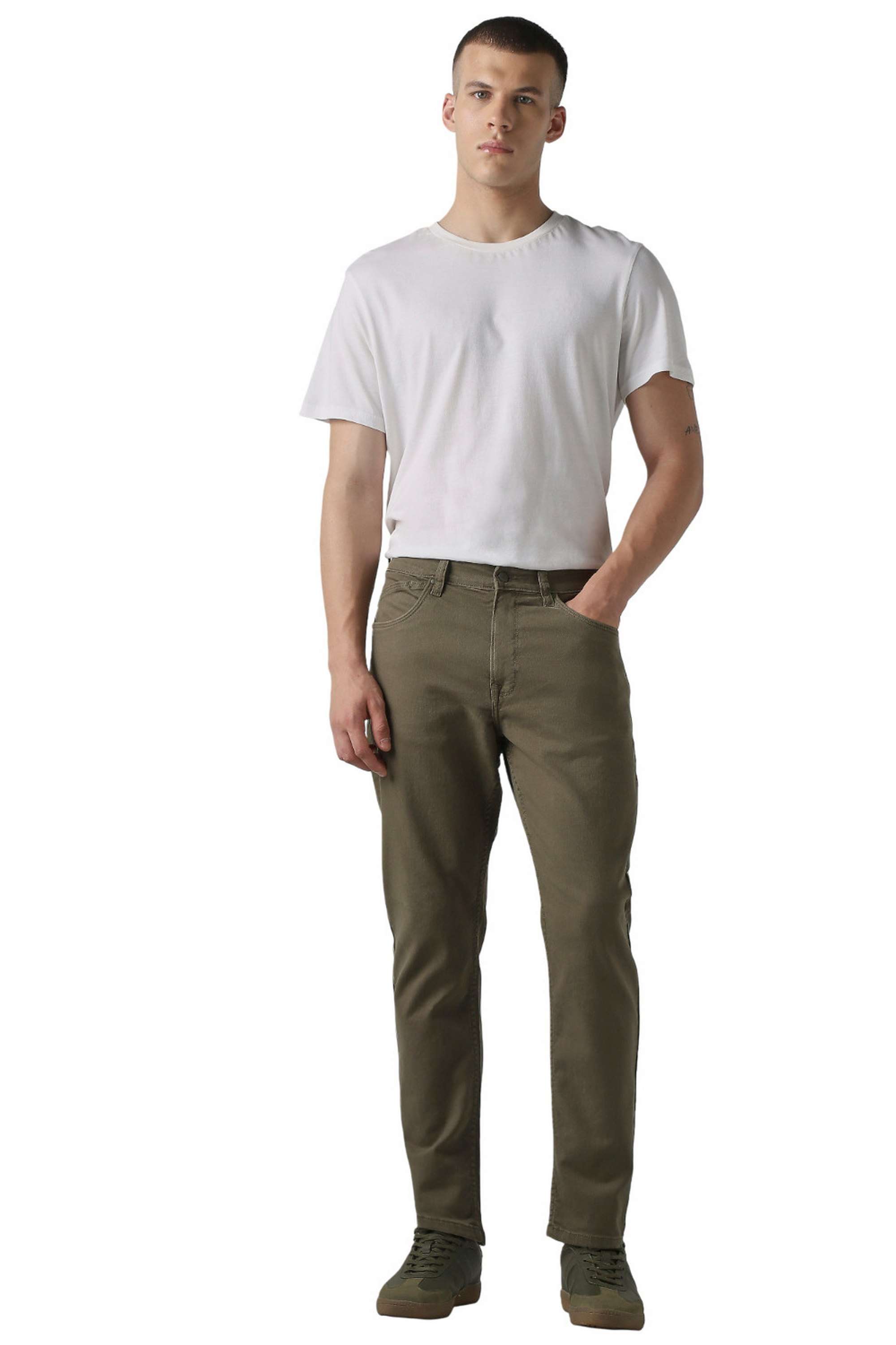 Solid-Cotton-Regular-Fit-Men-s-Jeans