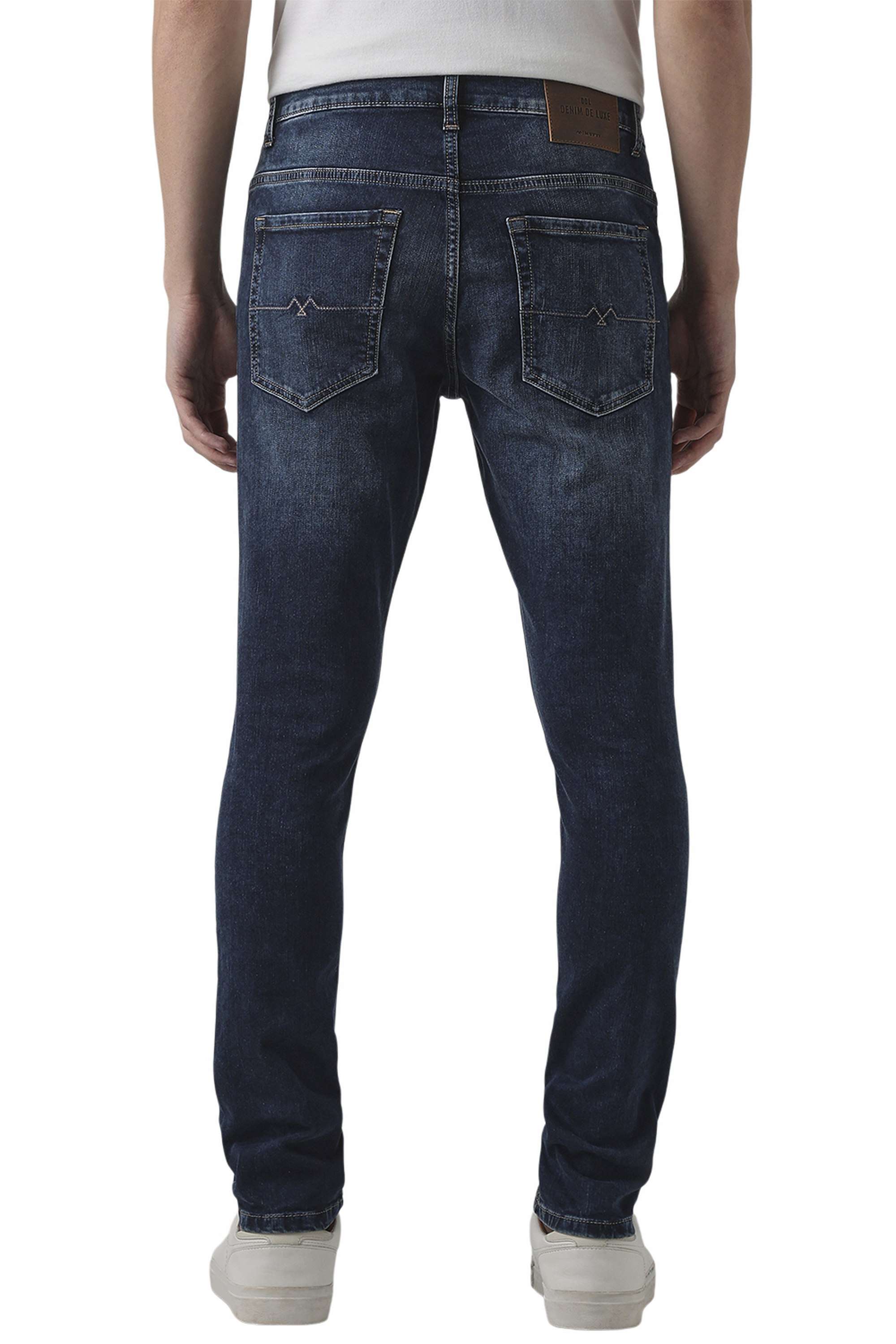 Solid-Cotton-Skinny-Fit-Men-s-Jeans
