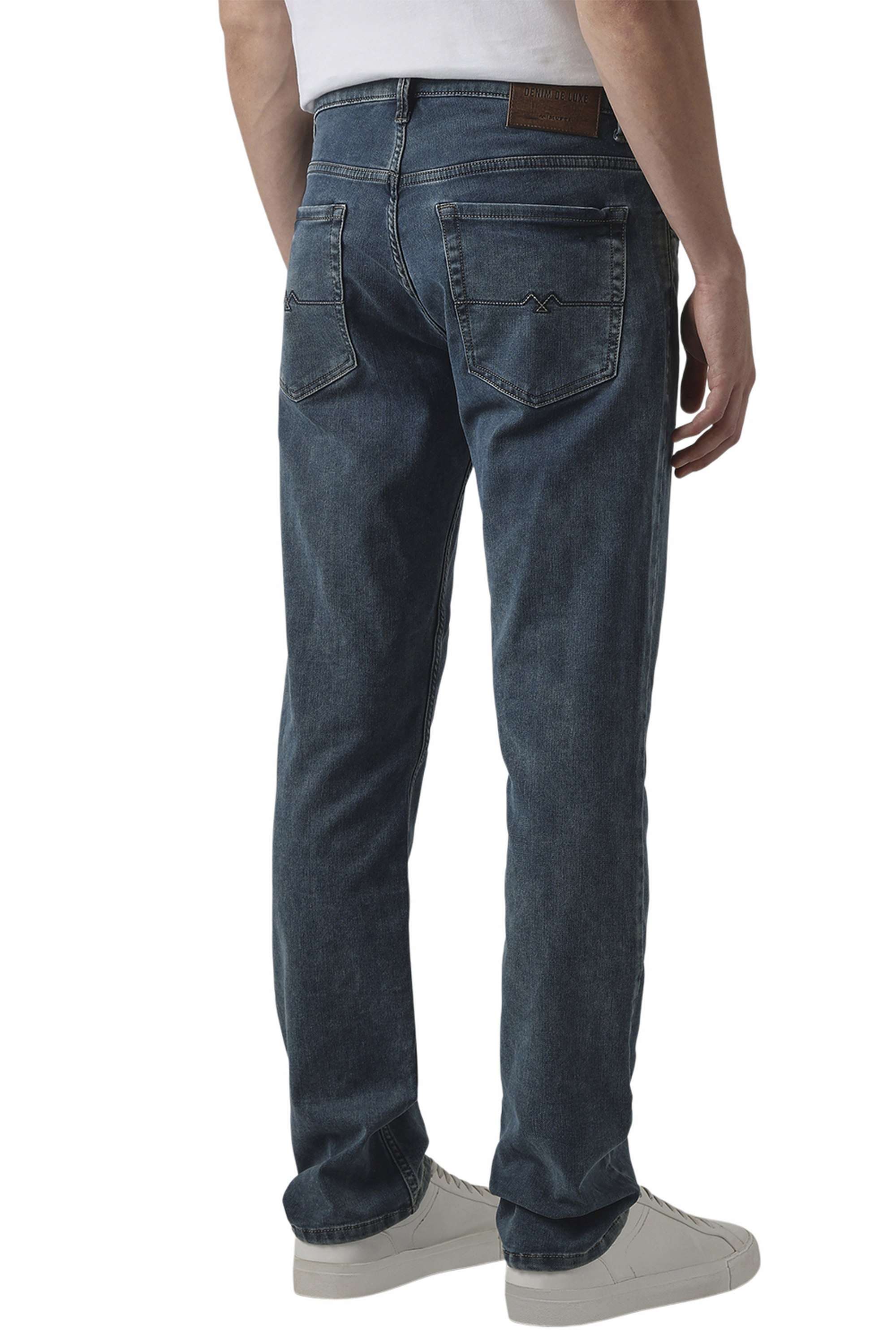 Solid-Cotton-Straight-Fit-Men-s-Jeans