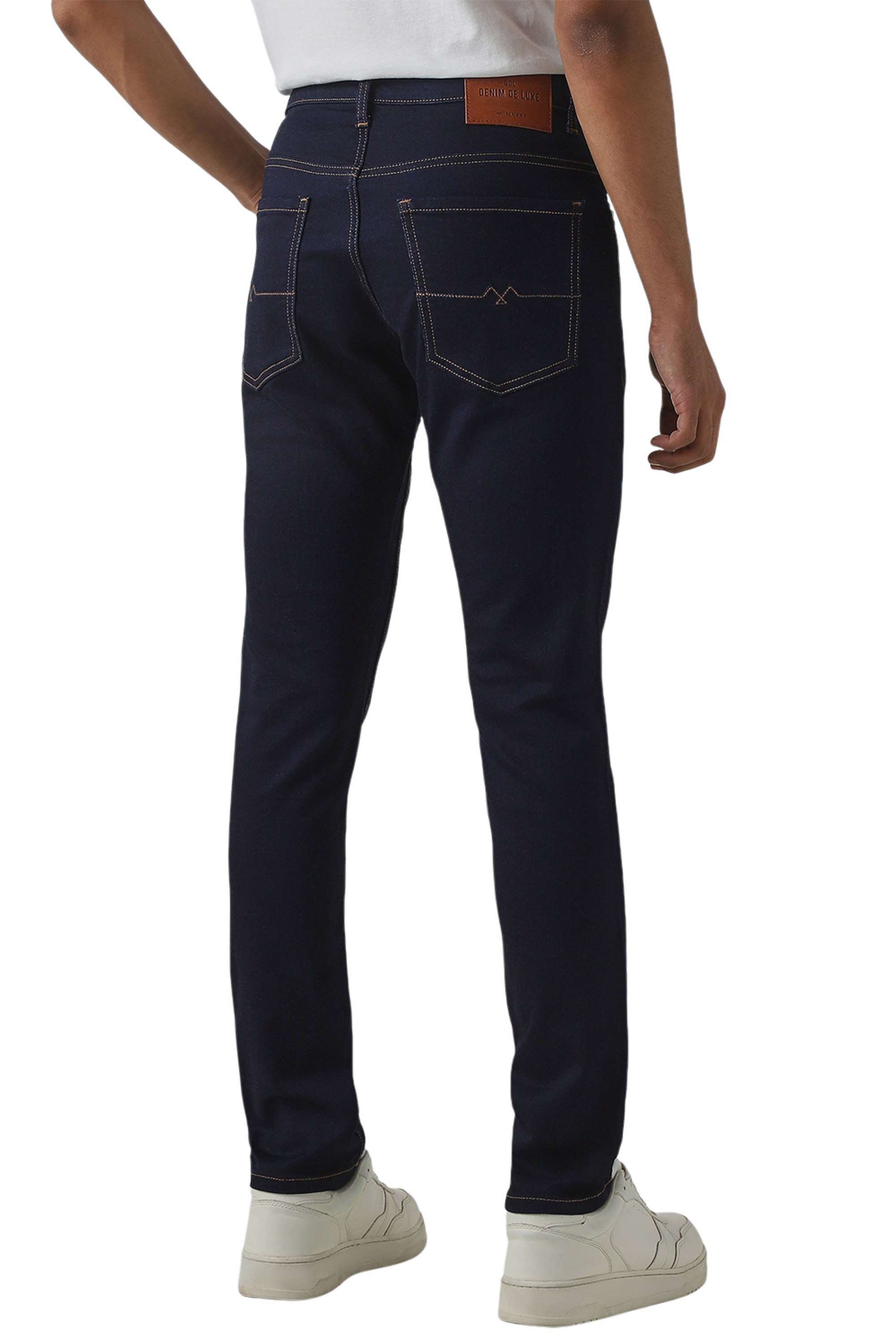 Solid-Cotton-Skinny-Fit-Men-s-Jeans