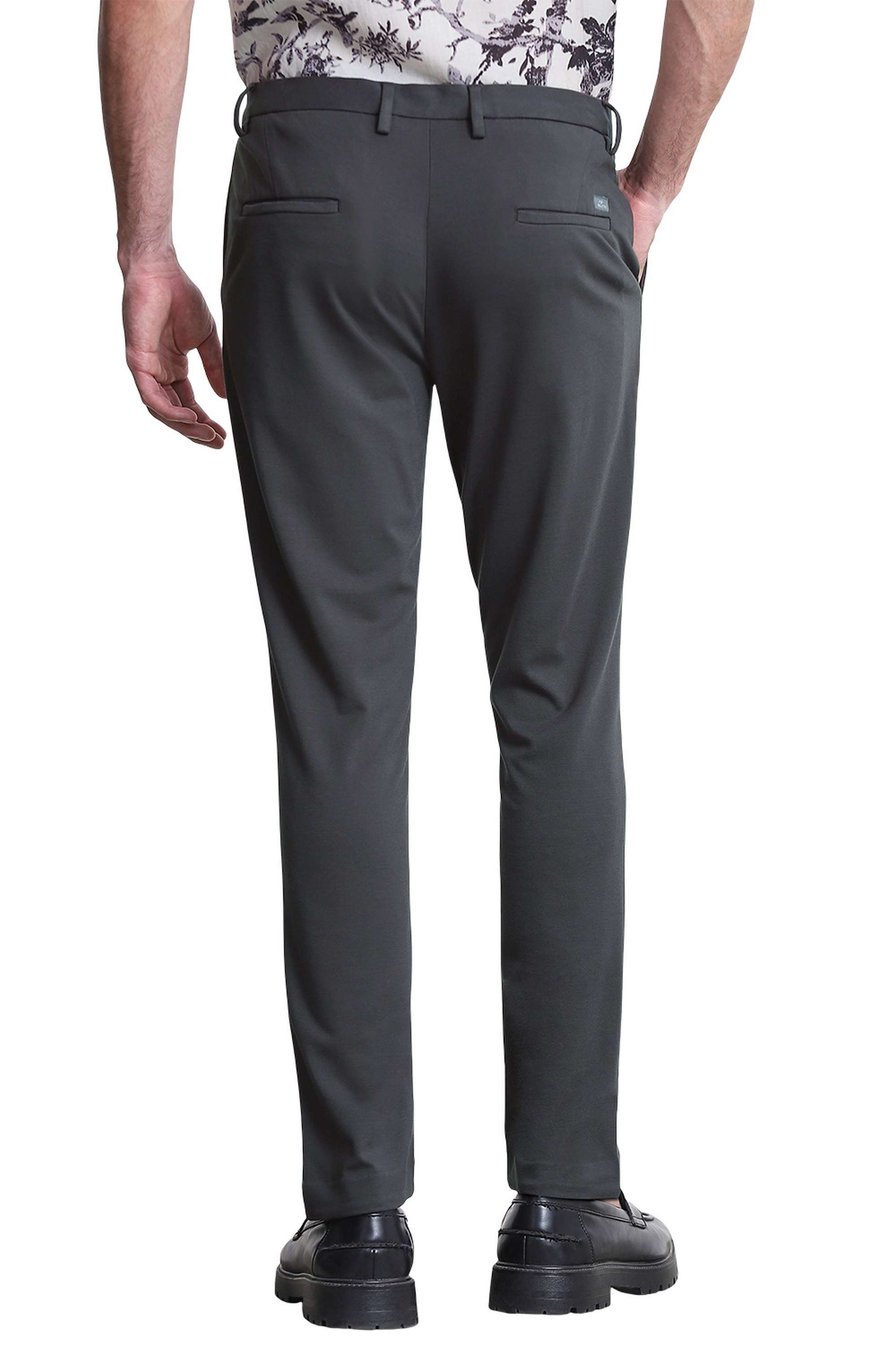 Solid-Cotton-Regular-Fit-Men-s-Casual-Trousers