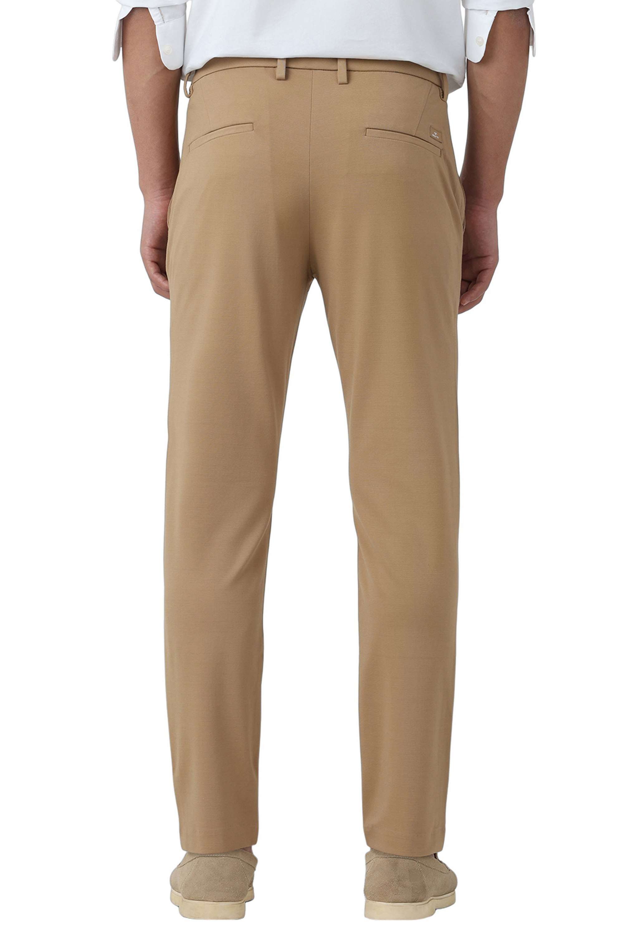 Solid-Cotton-Regular-Fit-Men-s-Casual-Trousers