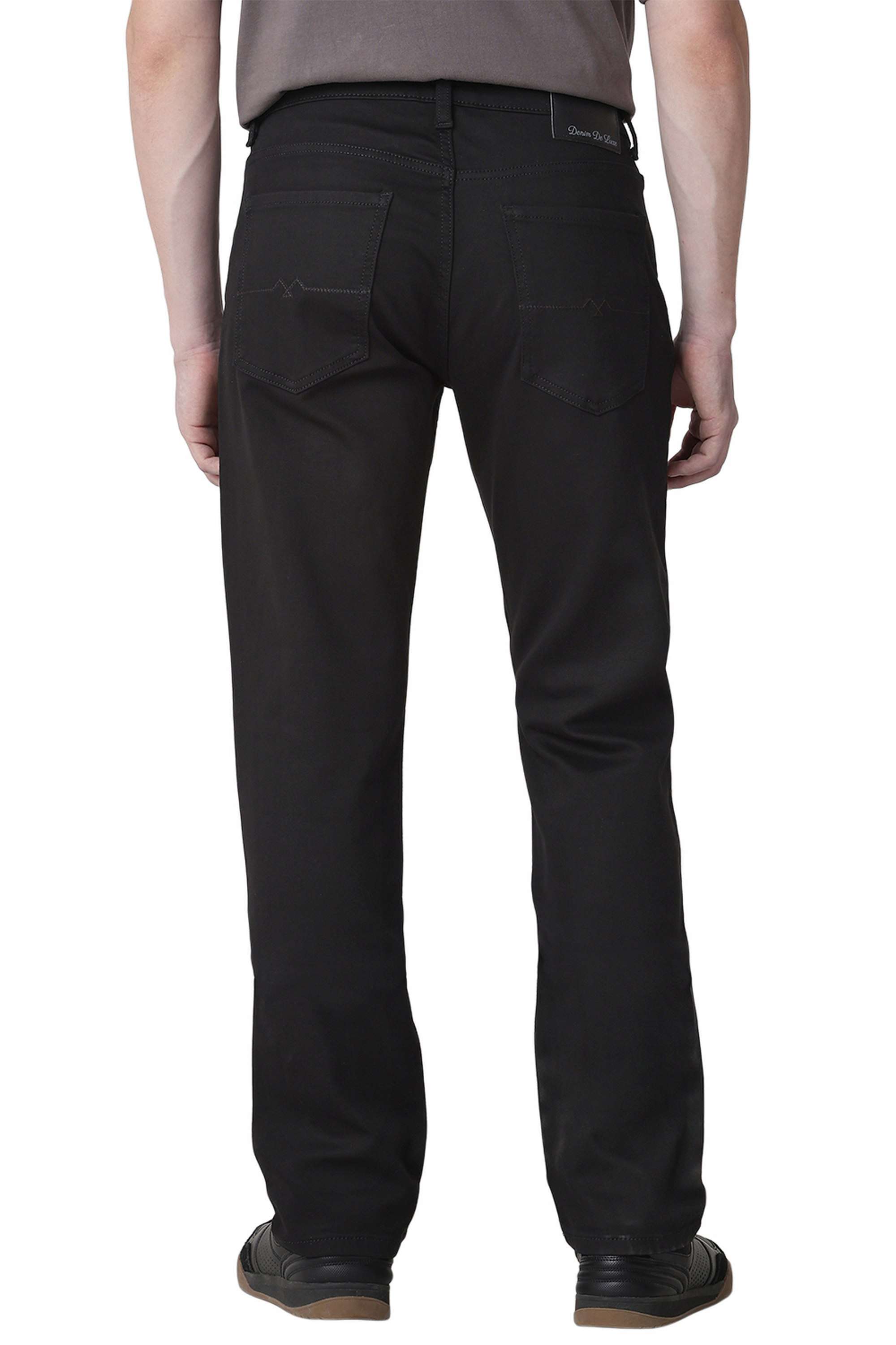 Solid-Cotton-Straight-Fit-Men-s-Jeans