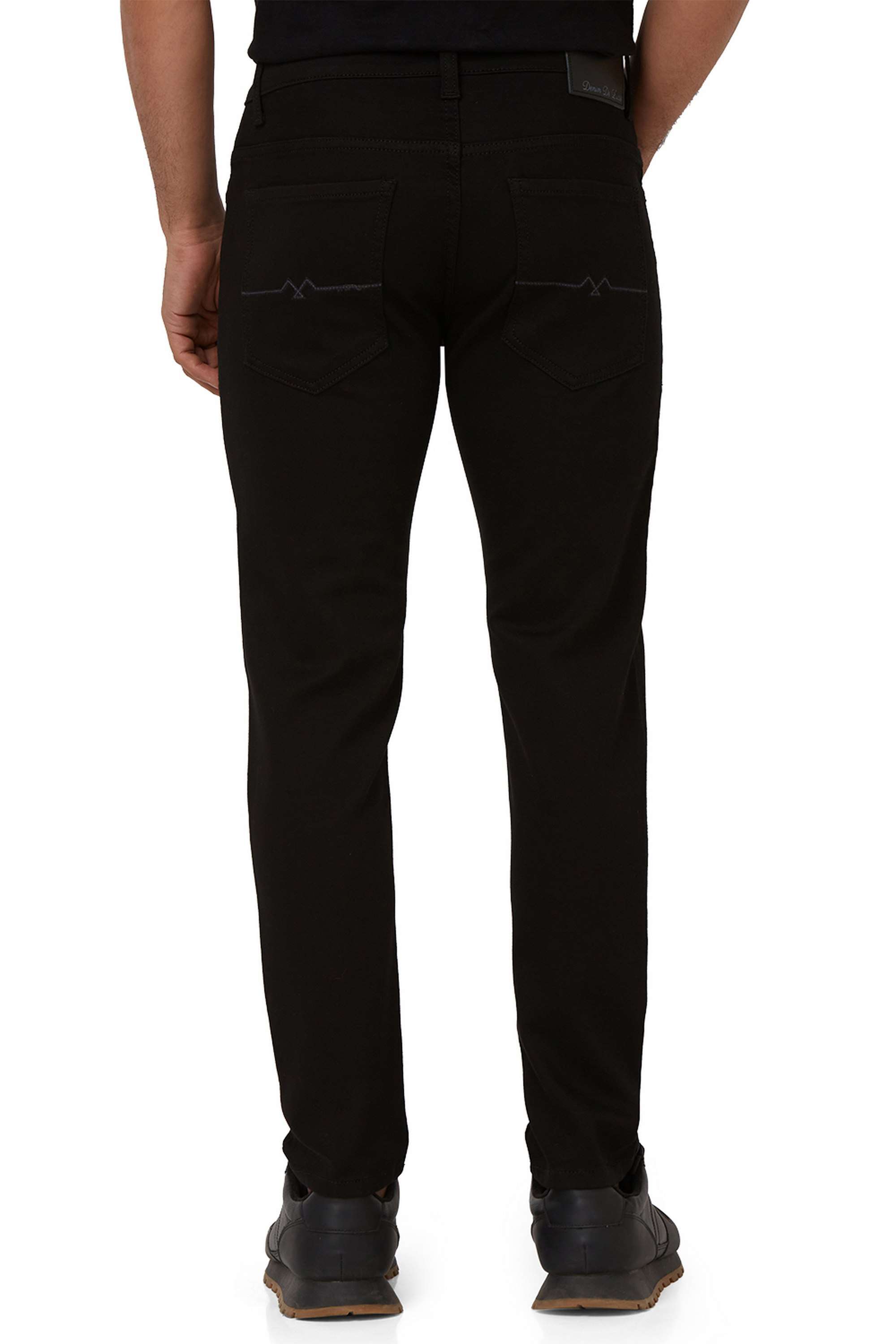 Solid-Cotton-Regular-Fit-Men-s-Jeans