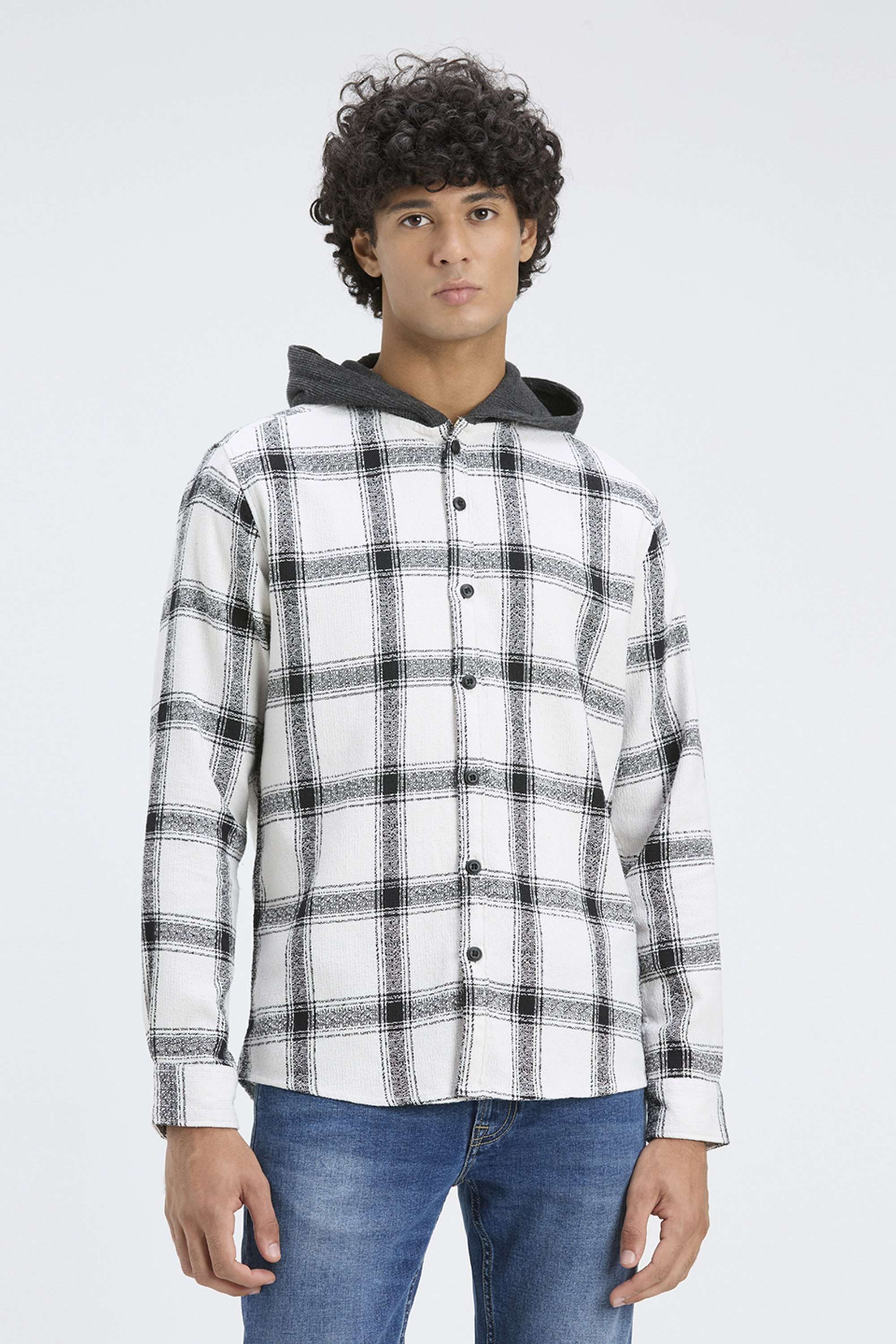 Checks-Cotton-Blend-Regular-Fit-Men-s-Shirt