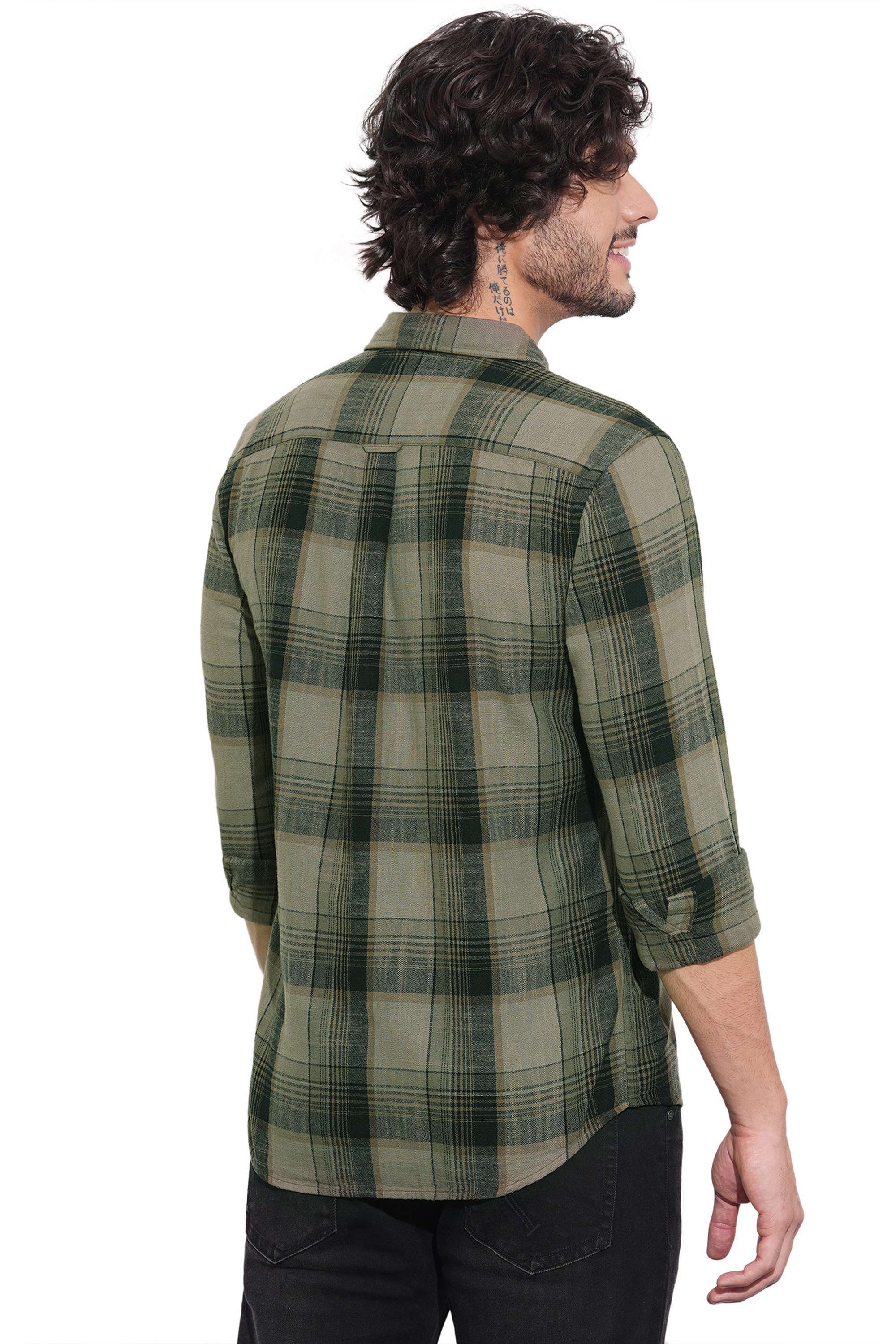 Checks-Cotton-Slim-Fit-Men-s-Casual-Shirt