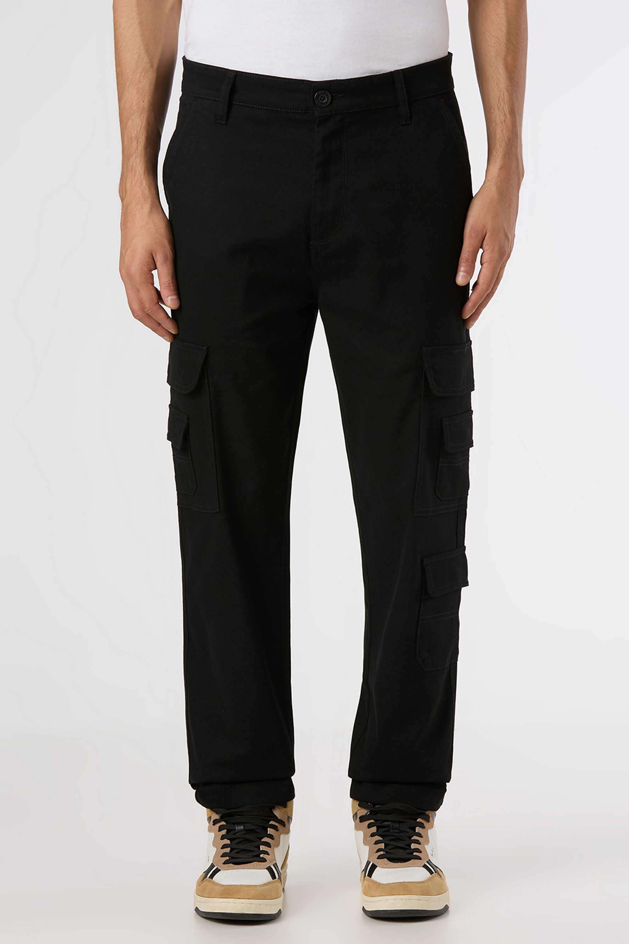 Solid-Cotton-Regular-Fit-Men-Pants