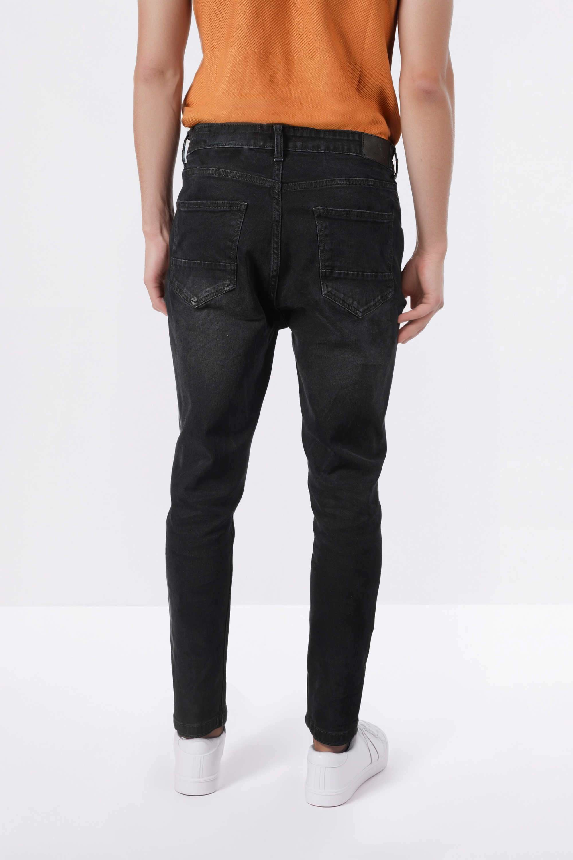 Light-Wash-Cotton-Skinny-Fit-Men-s-Jeans