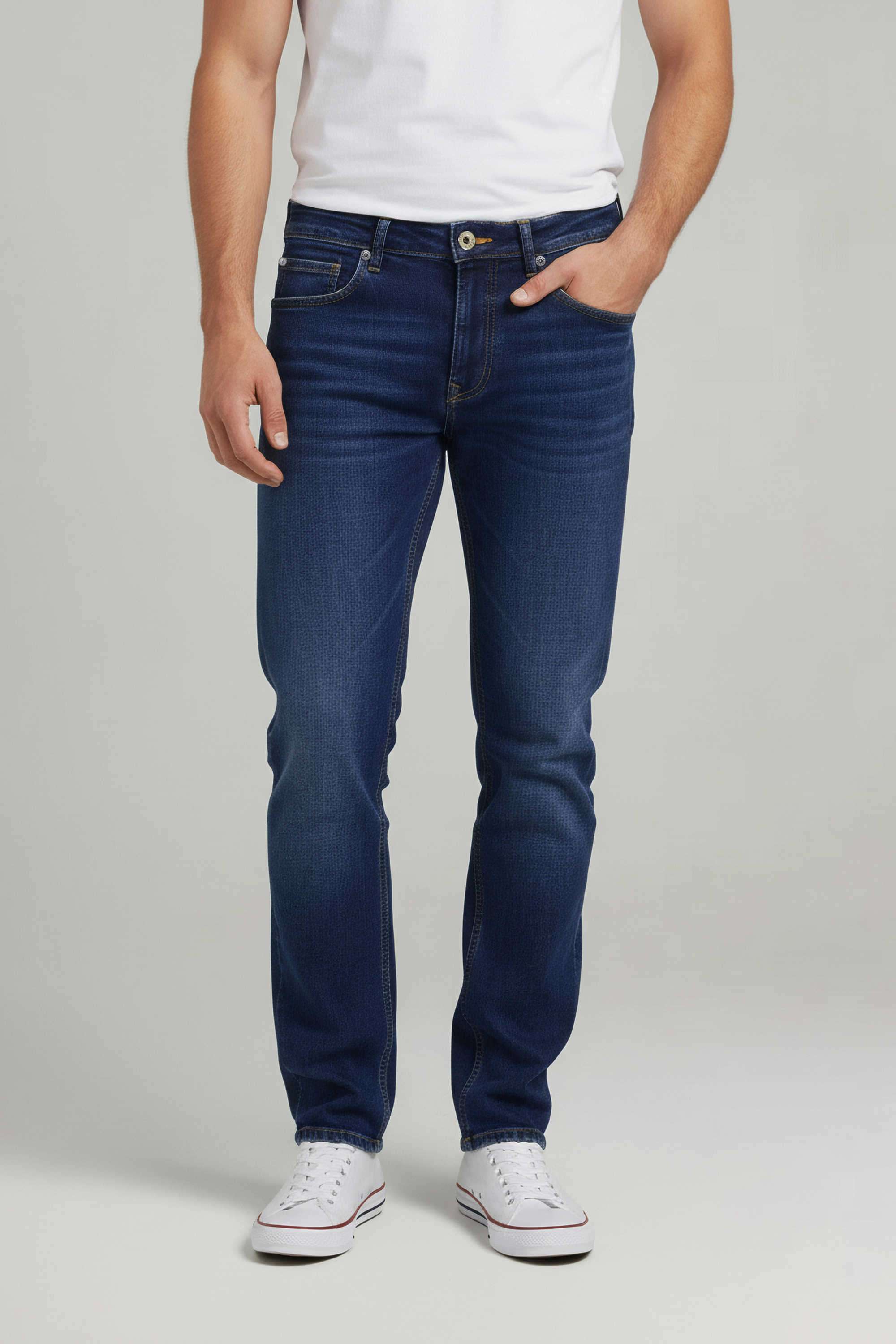Solid-Cotton-Regular-Fit-Men-s-Jeans