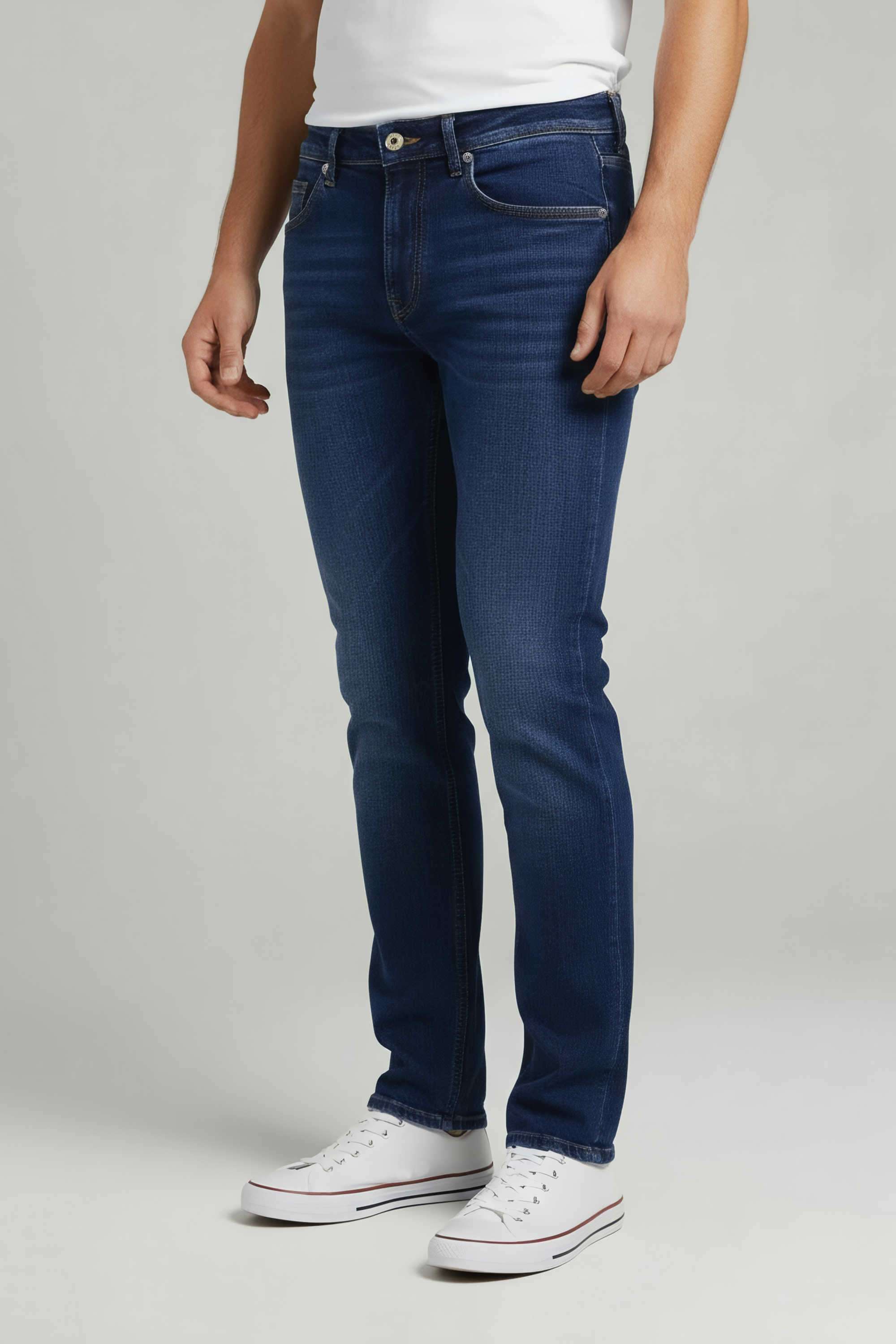 Solid-Cotton-Regular-Fit-Men-s-Jeans