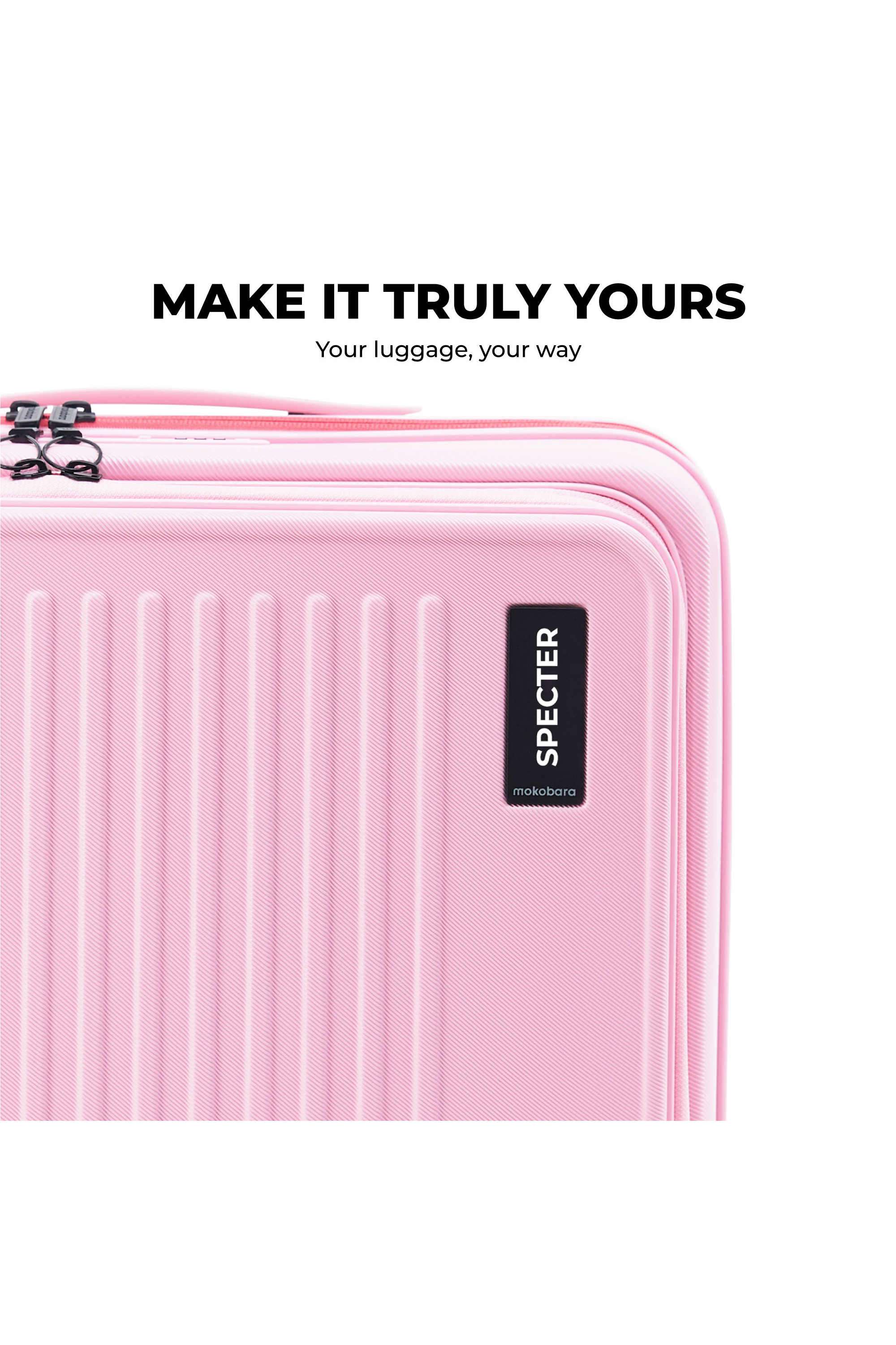 Buy Mokobara Pink Unisex Polycarbonate Hard Trolley - Cabin