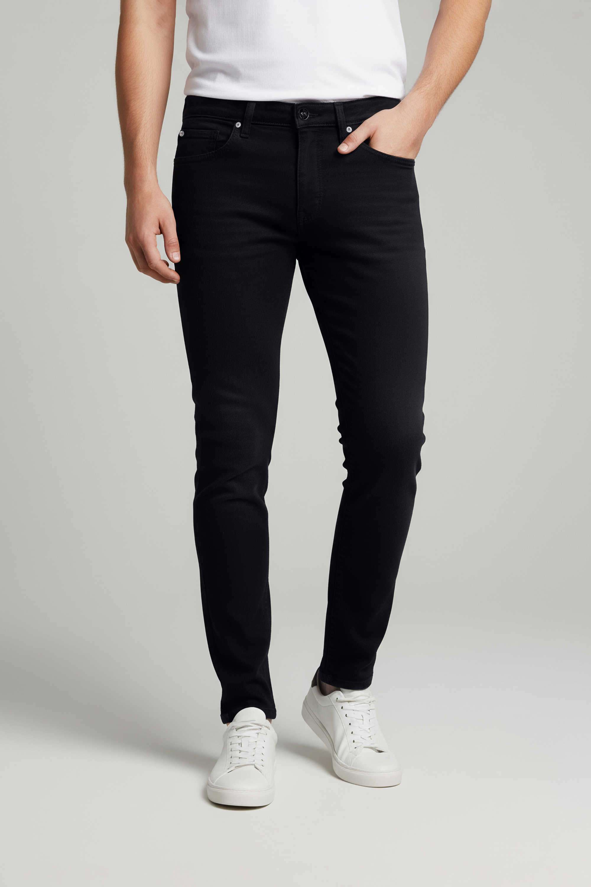 Solid-Cotton-Blend-Slim-Fit-Men-s-Jeans