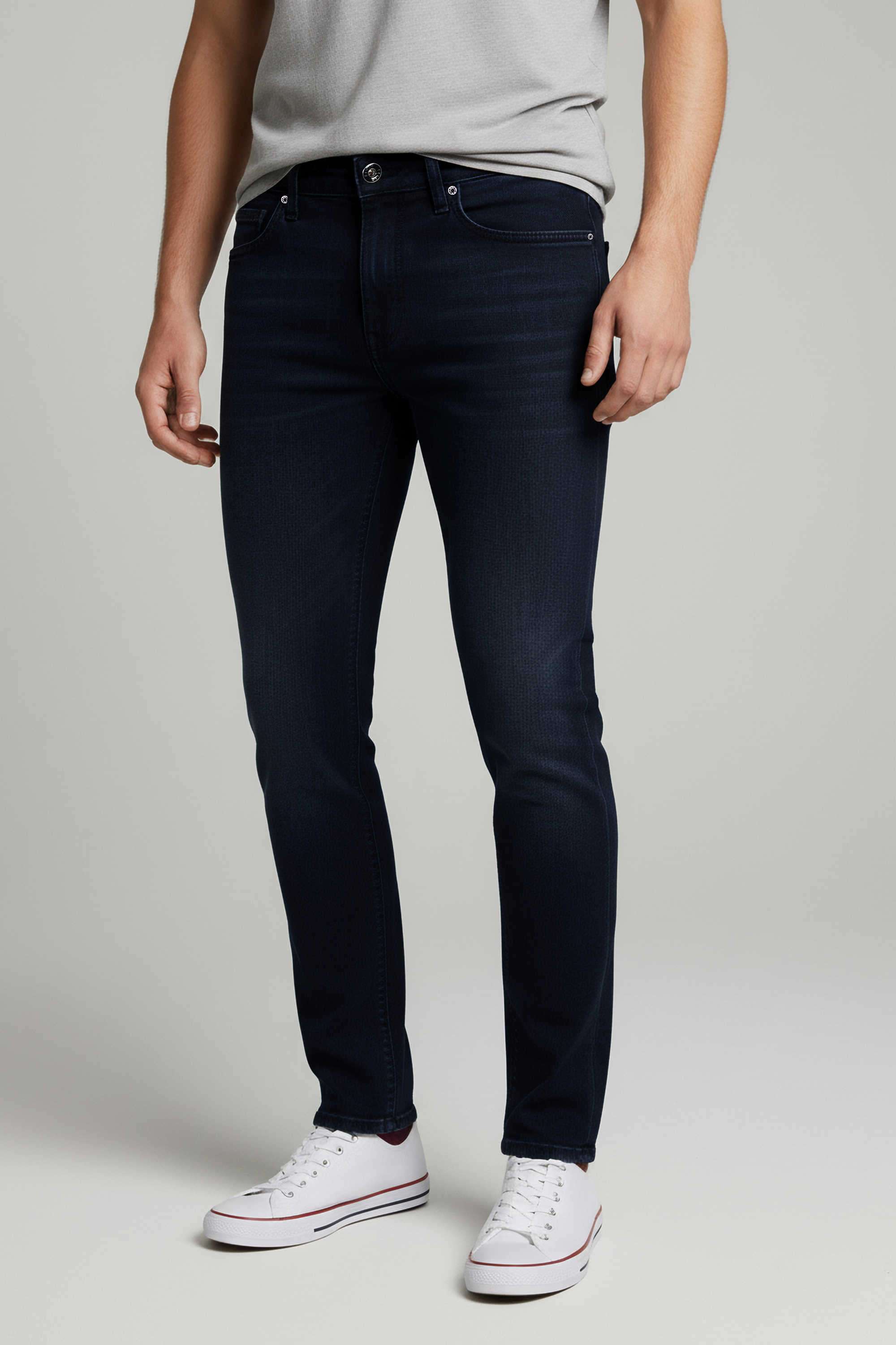 Solid-Cotton-Slim-Fit-Men-s-Jeans