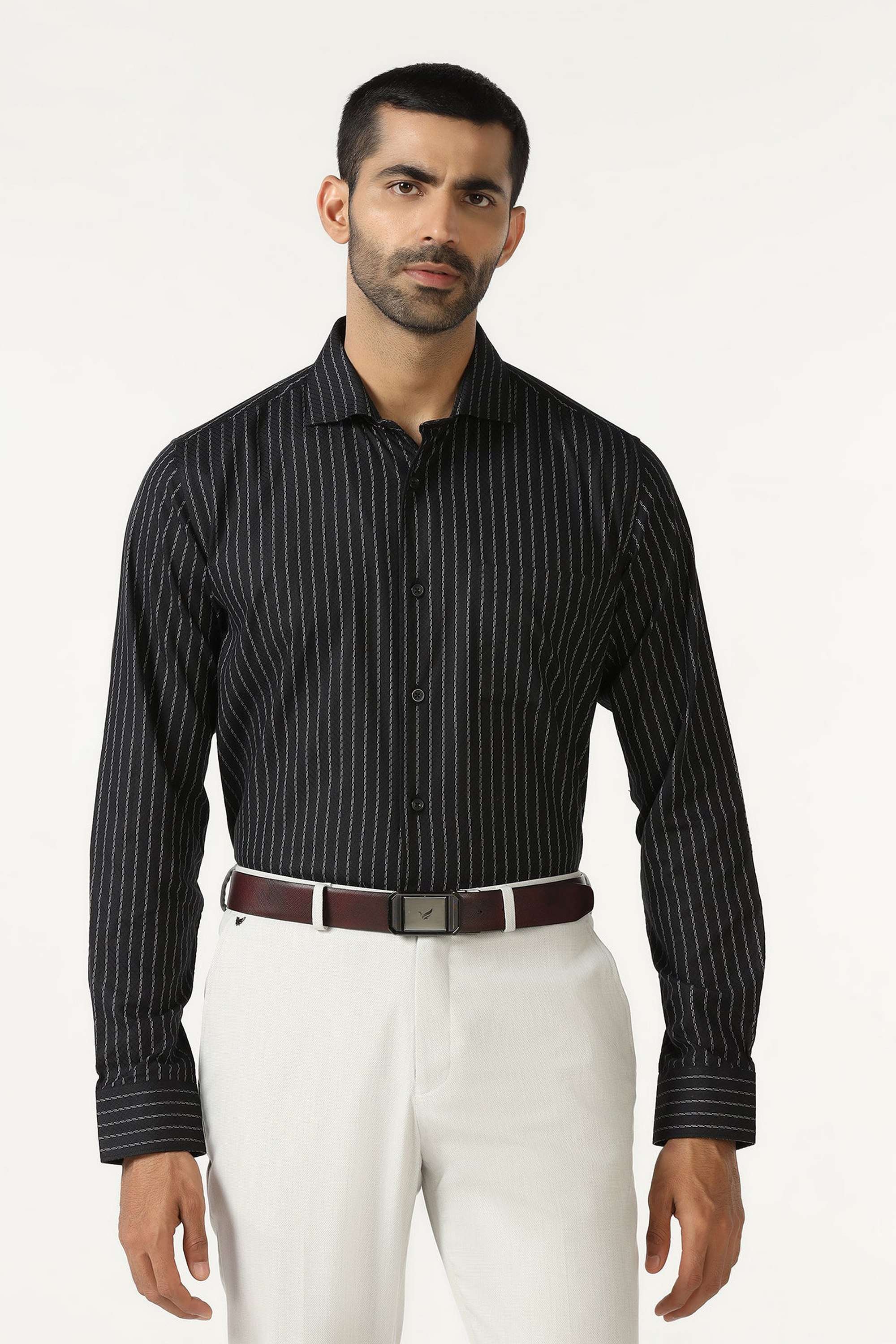 Stripes-Cotton-Slim-Fit-Men-s-Formal-Shirt