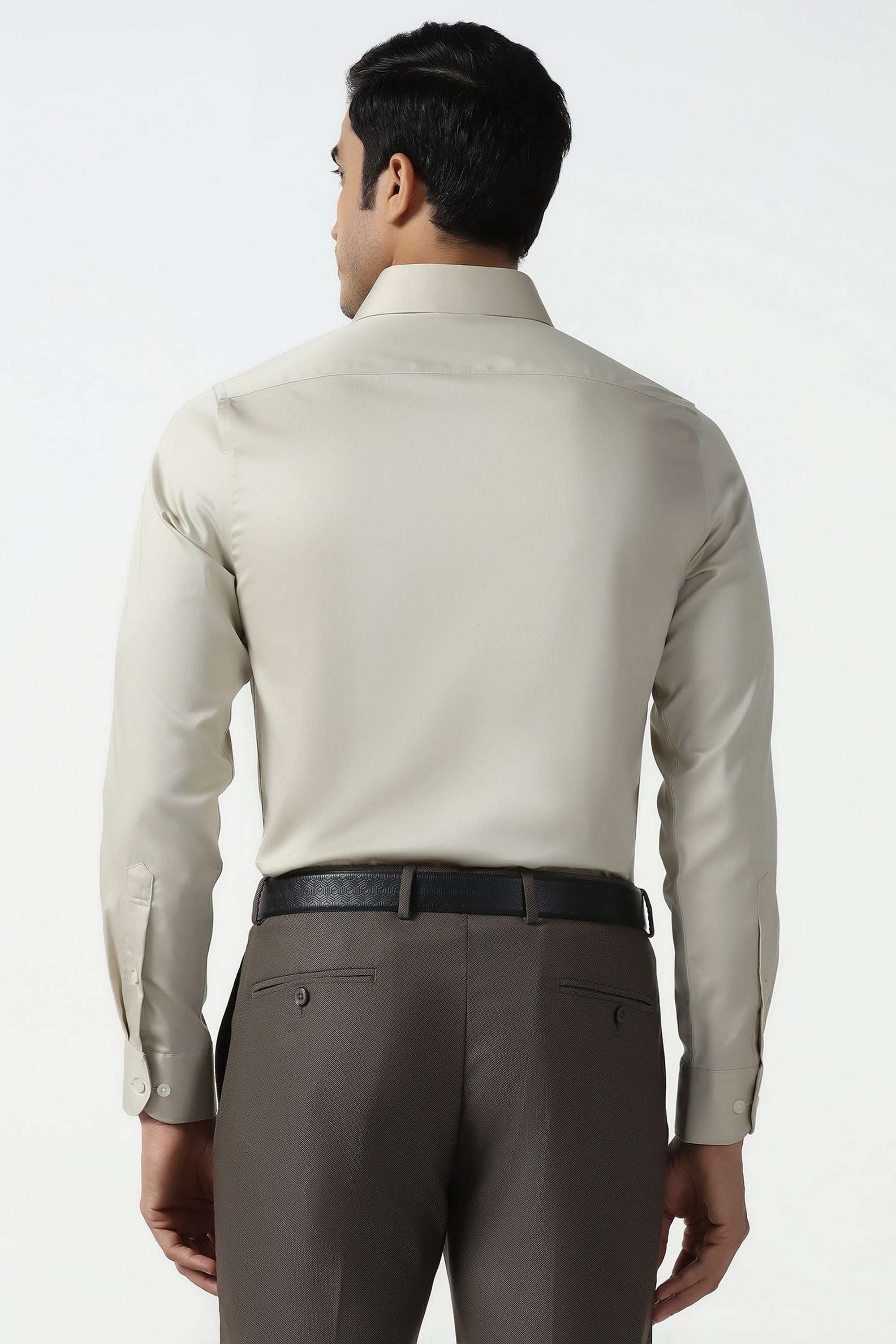 Solid-Cotton-Blend-Slim-Fit-Men-s-Shirt