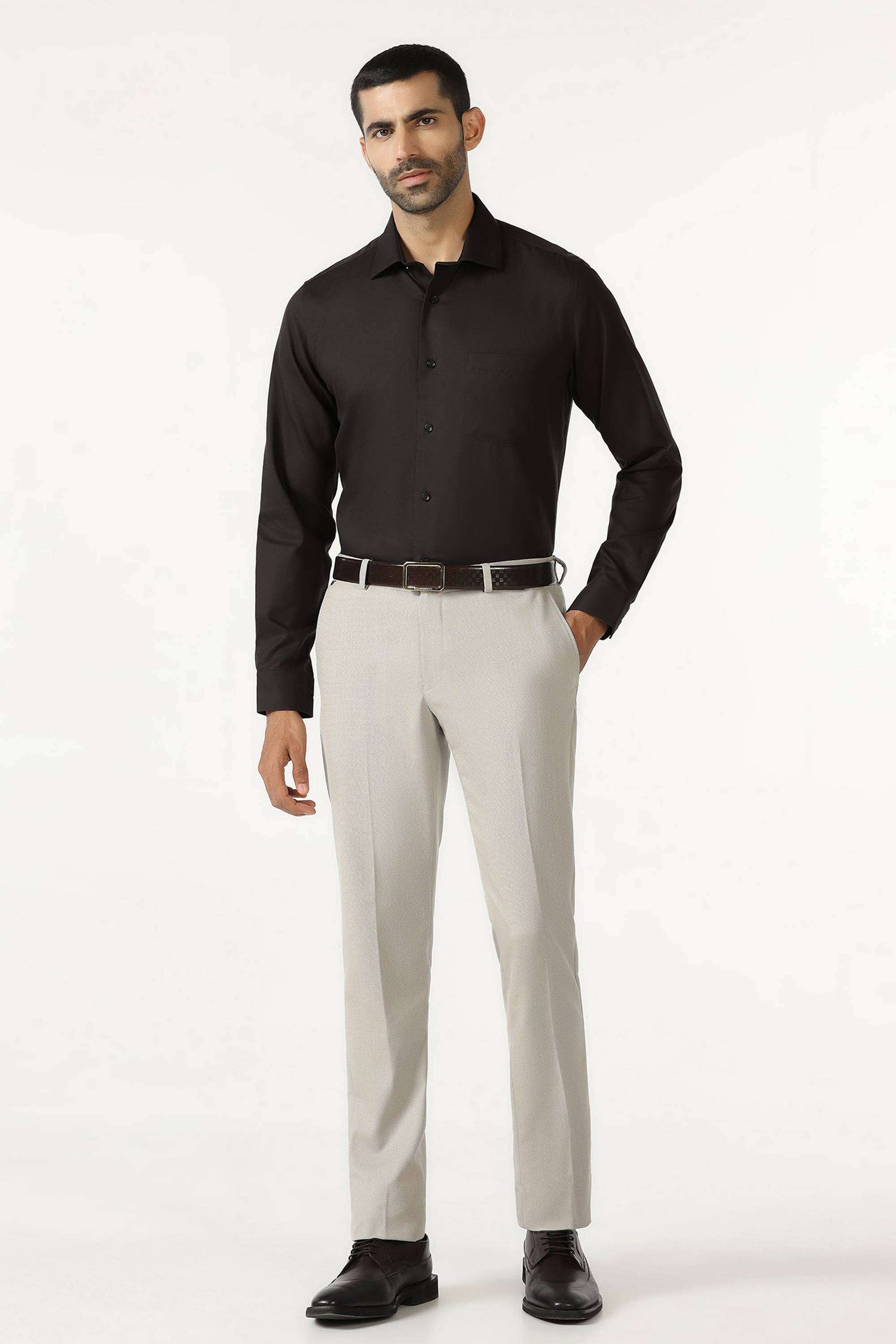 Dobby-Cotton-Slim-Fit-Men-s-Shirt