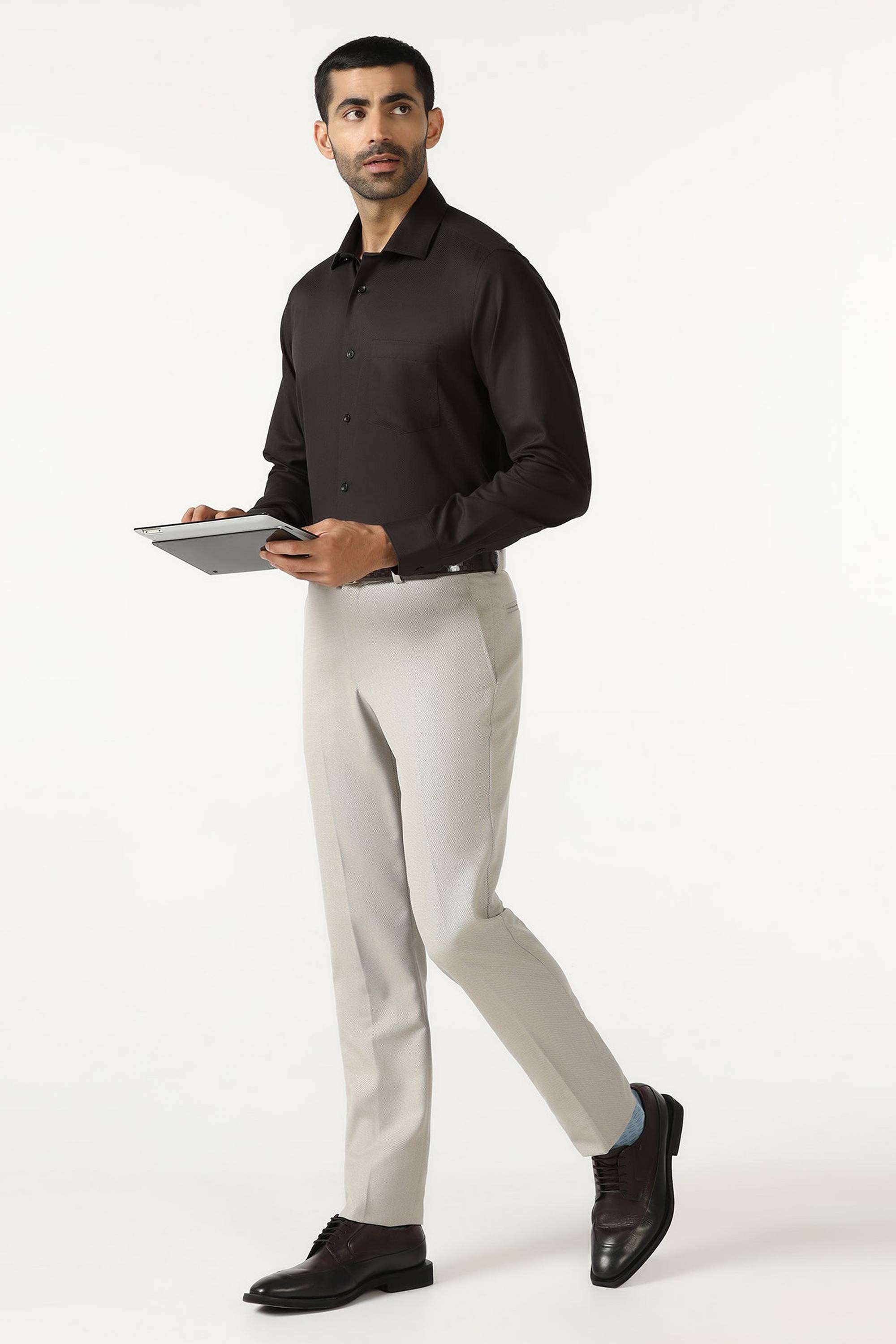 Dobby-Cotton-Slim-Fit-Men-s-Shirt