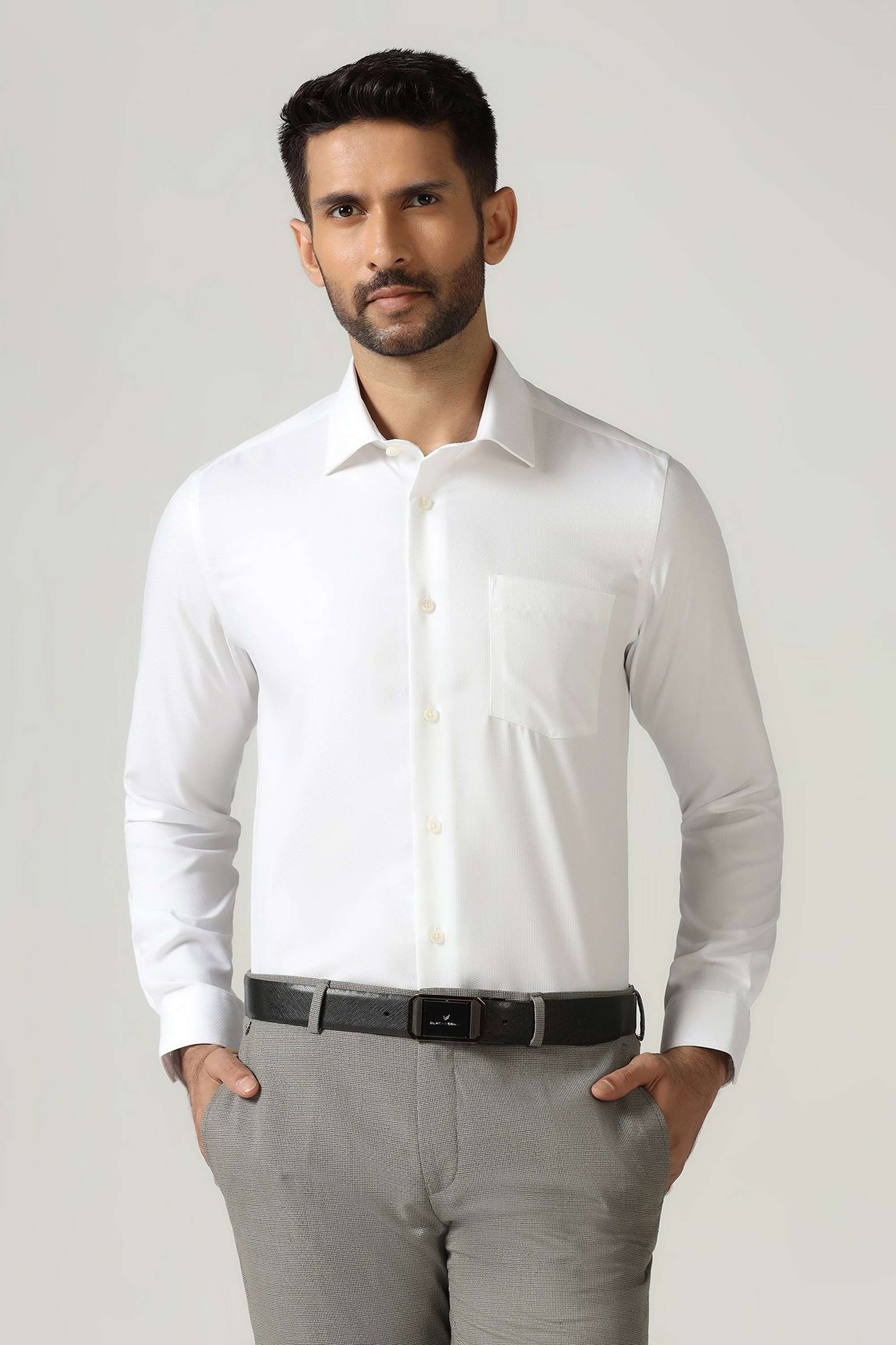 Solid-Dobby-Cotton-Slim-Fit-Men-s-Formal-Shirt