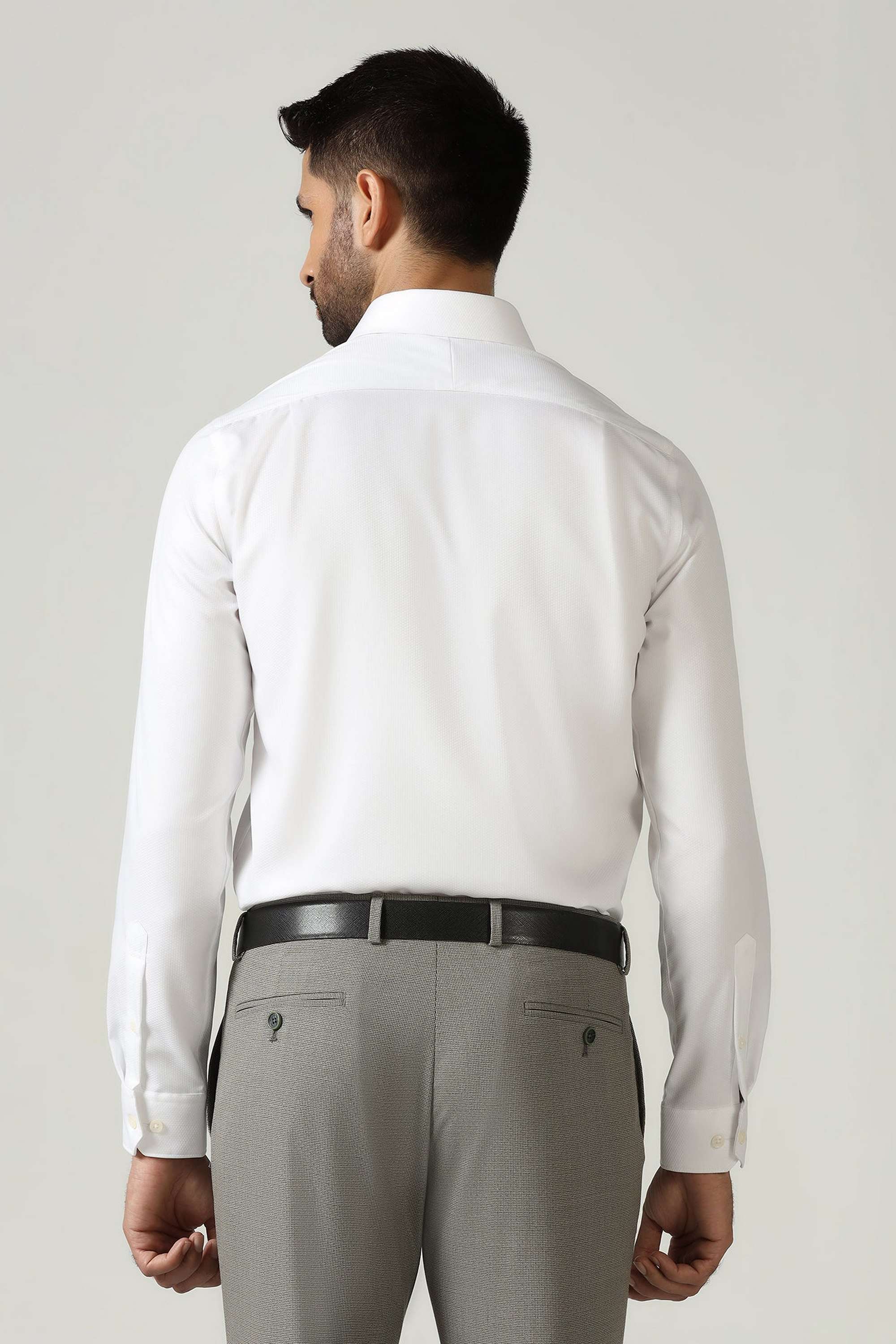 Solid-Dobby-Cotton-Slim-Fit-Men-s-Formal-Shirt