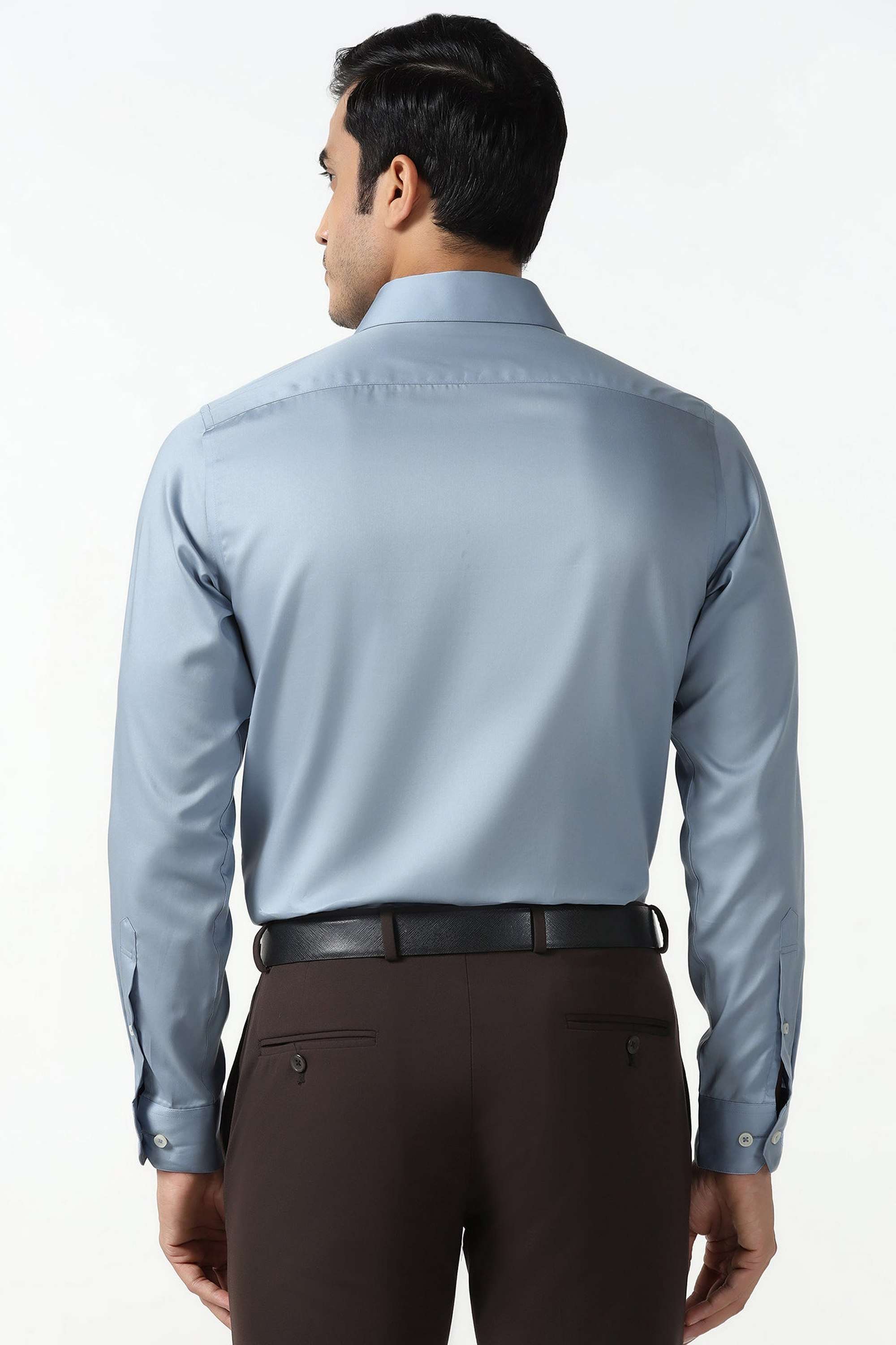 Solid-Cotton-Slim-Fit-Men-s-Shirt