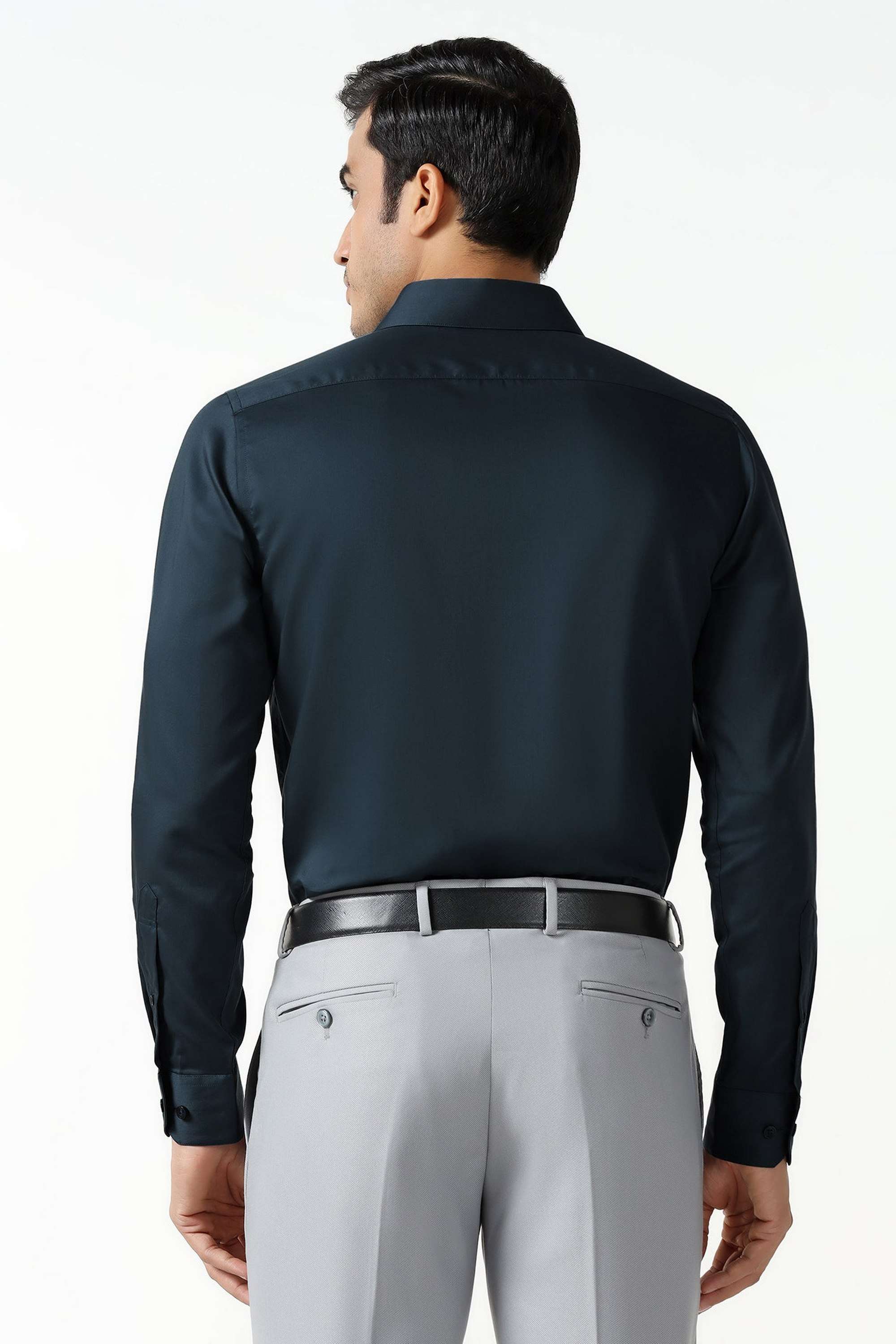 Solid-Cotton-Slim-Fit-Men-s-Shirt