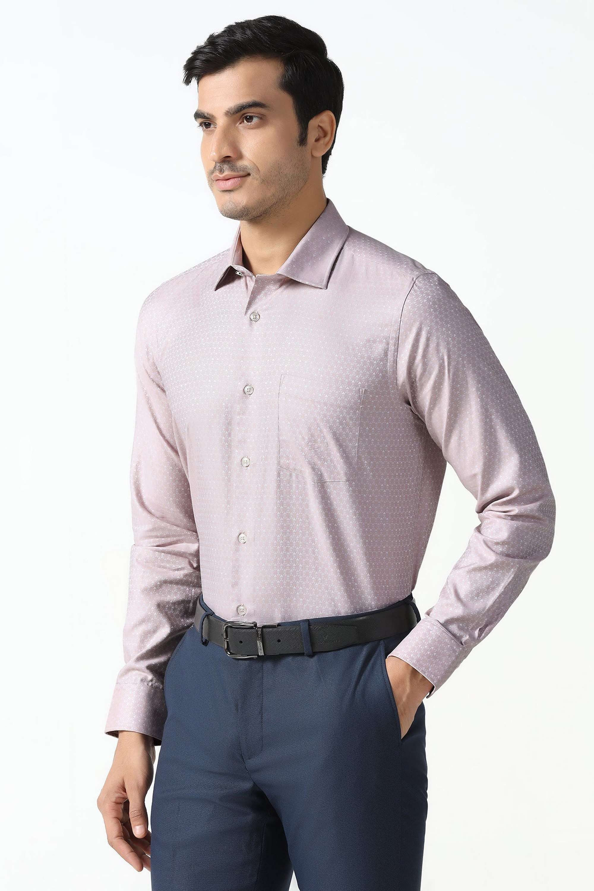 Dobby-Cotton-Slim-Fit-Men-s-Shirt