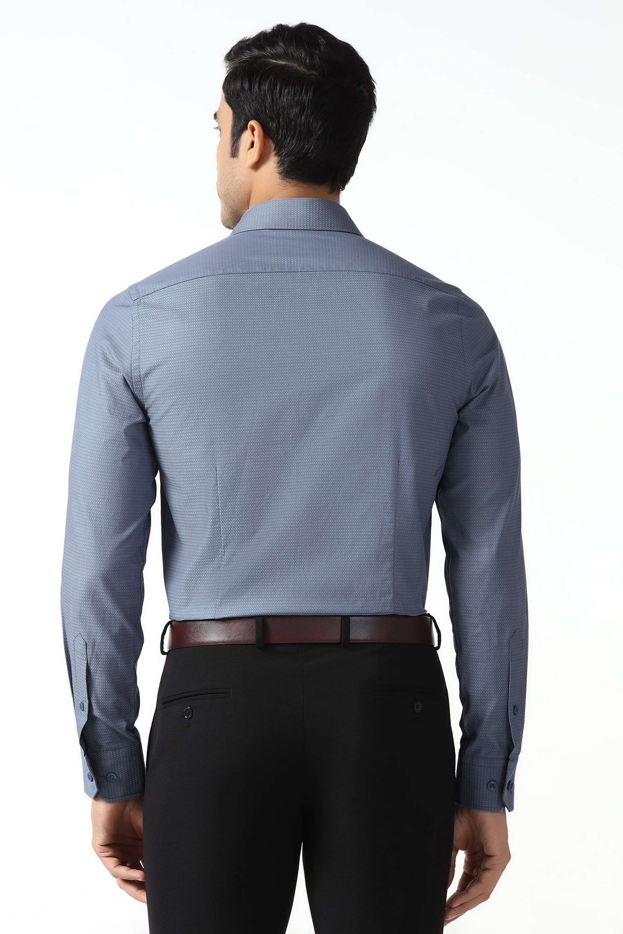 Dobby-Cotton-Slim-Fit-Men-s-Shirt