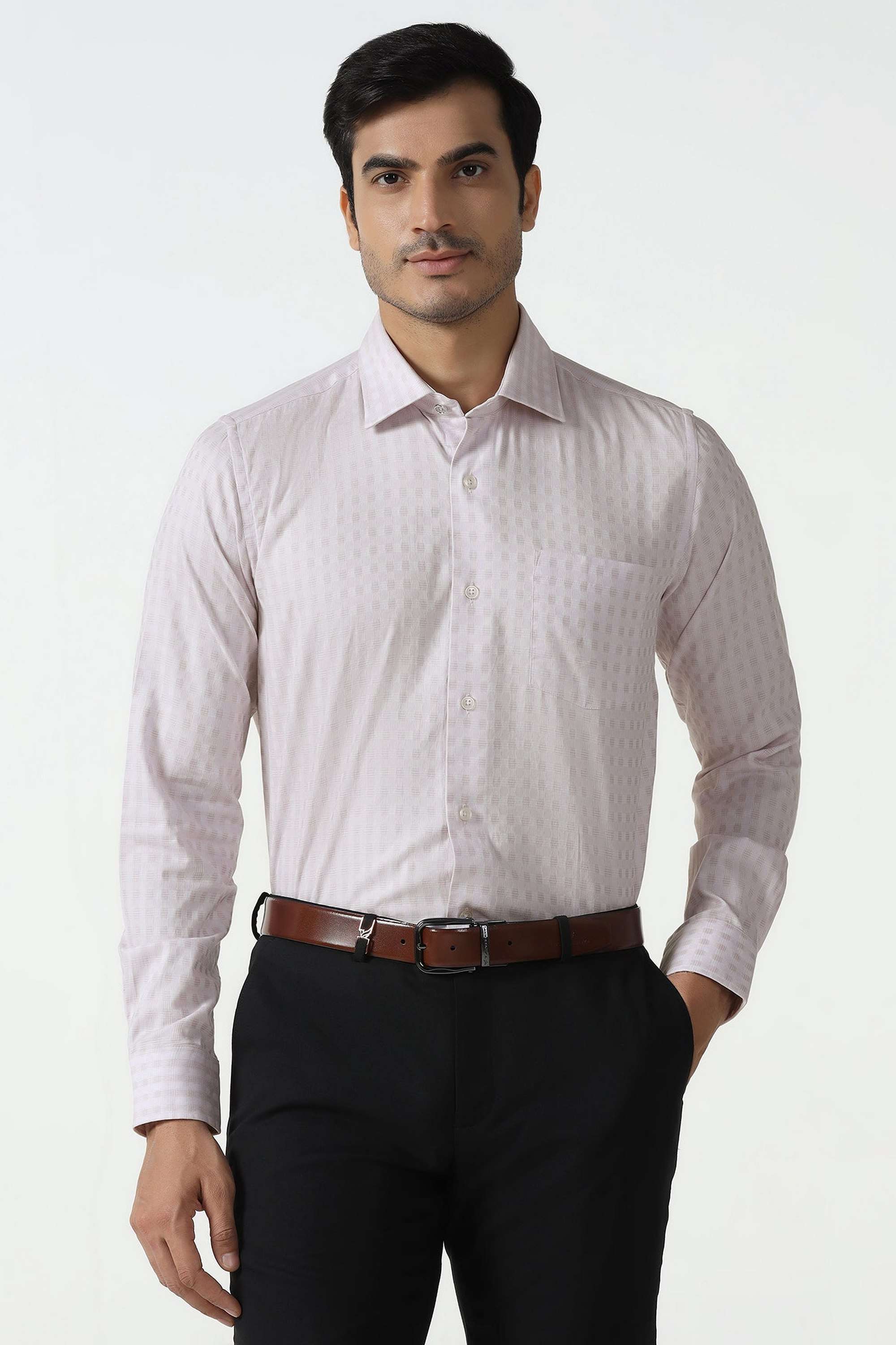 Checks-Cotton-Slim-Fit-Men-s-Casual-Wear-Shirt