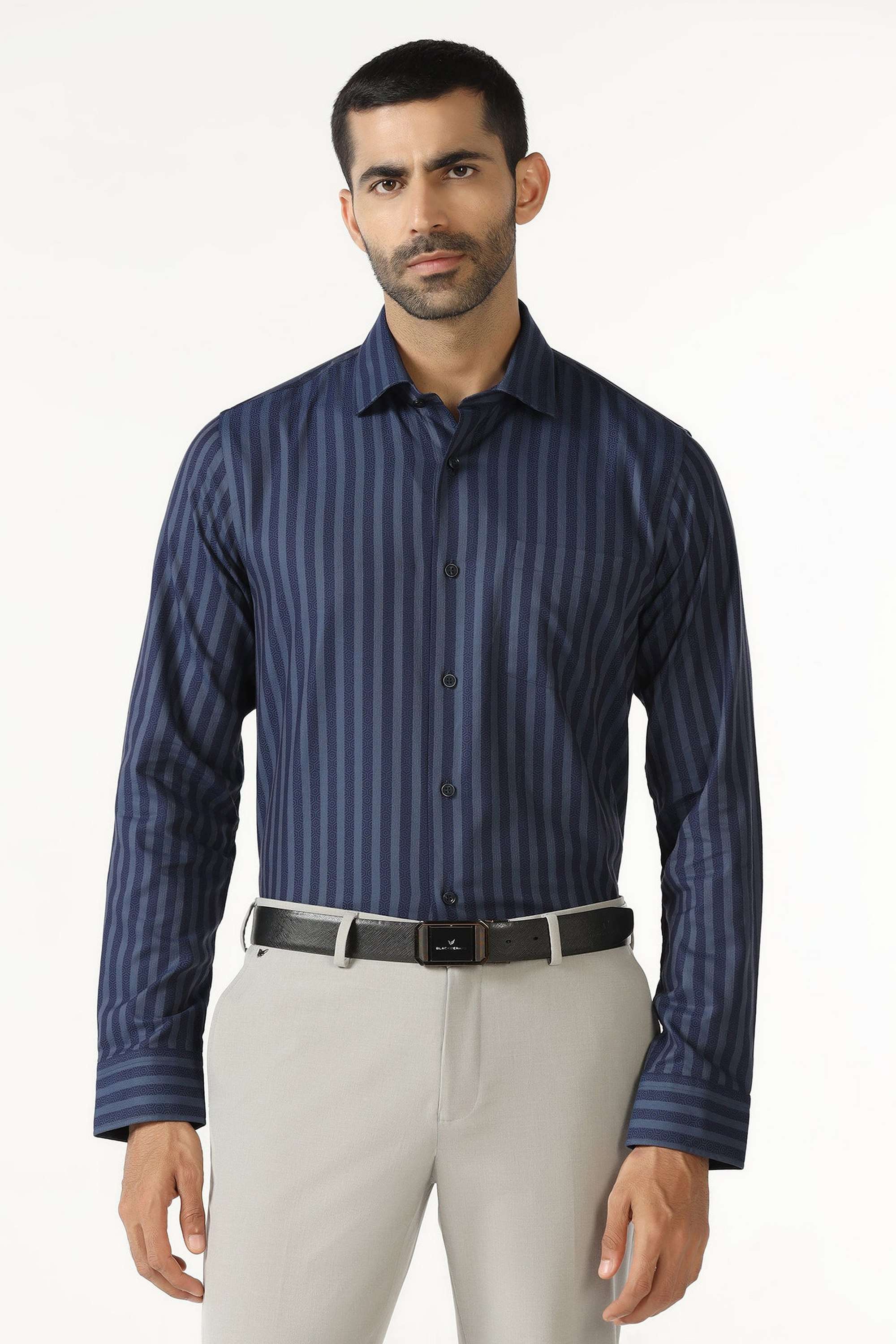 Solid-Cotton-Slim-Fit-Men-s-Casual-Shirt