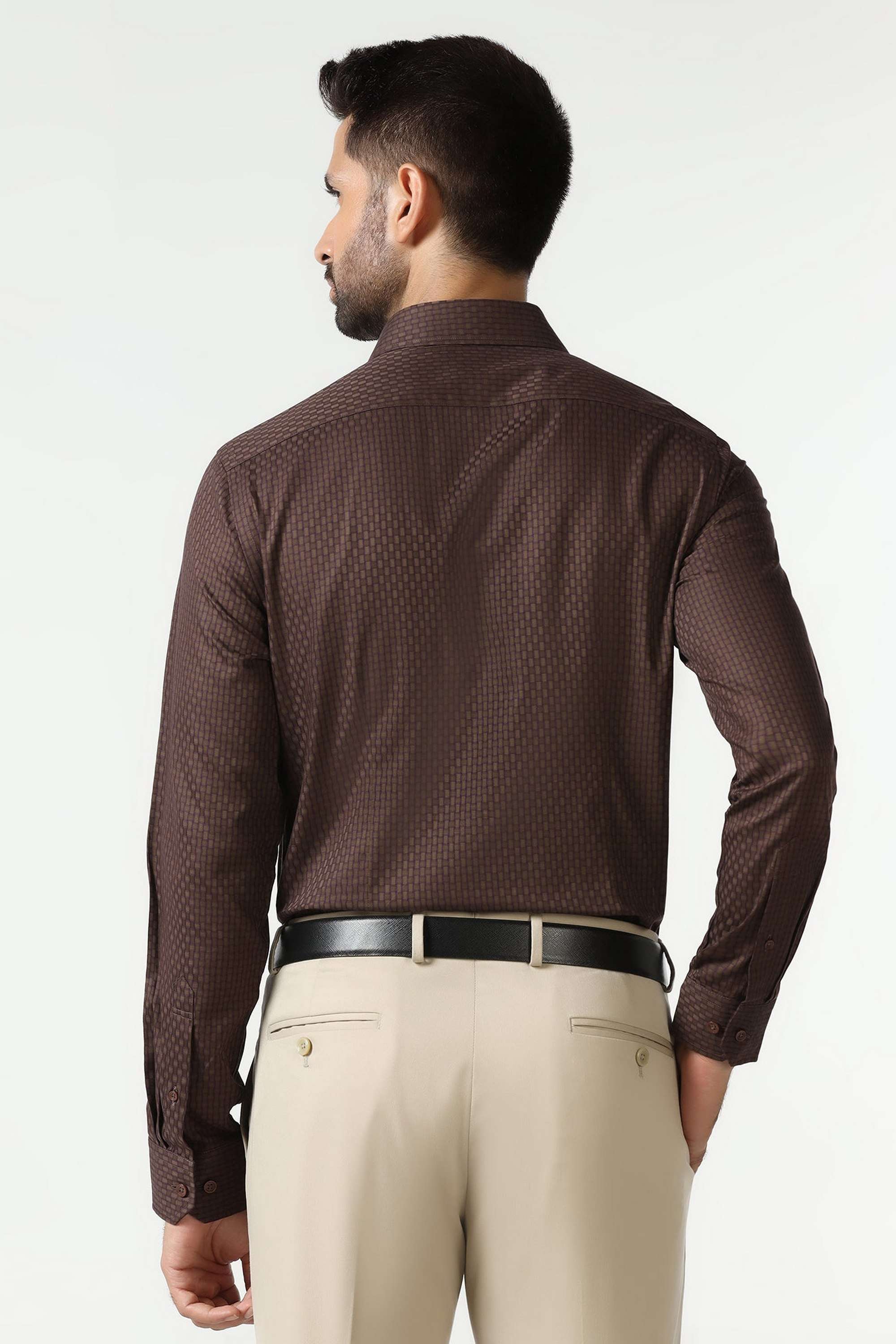 Dobby-Cotton-Slim-Fit-Men-s-Shirt