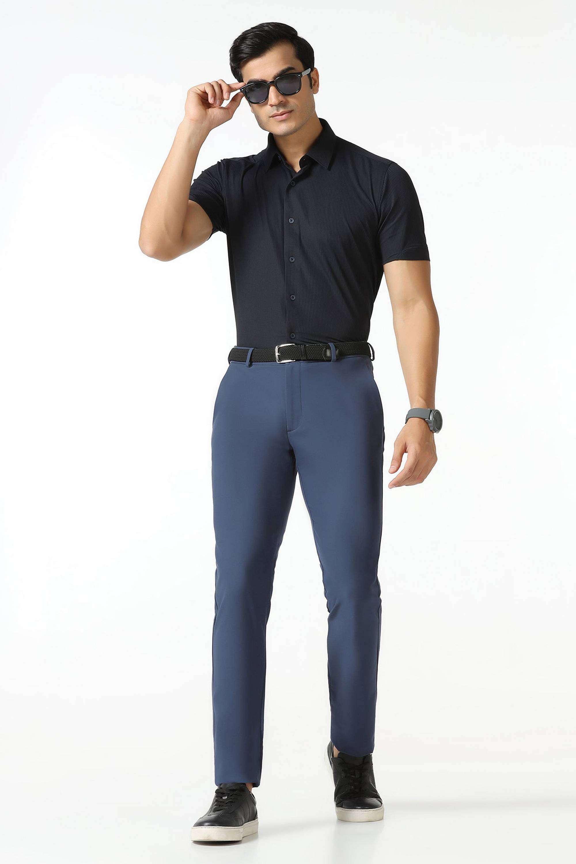 Stripes-Nylon-Blend-Slim-Fit-Men-s-Shirt