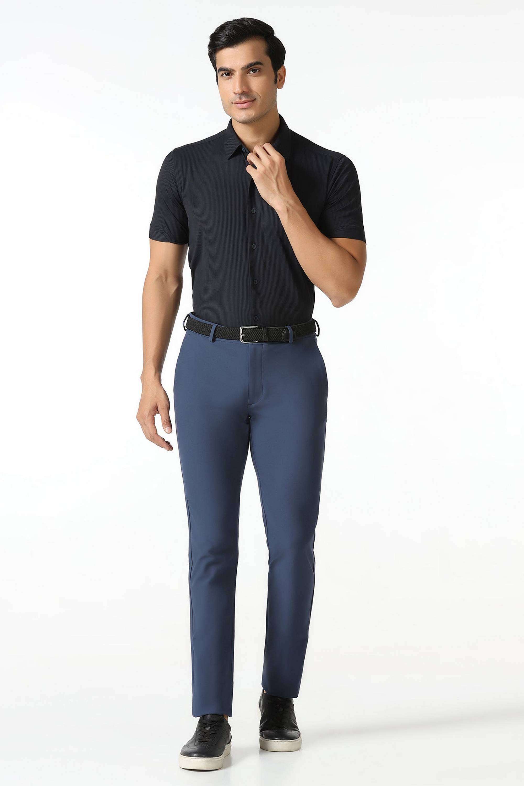 Stripes-Nylon-Blend-Slim-Fit-Men-s-Shirt