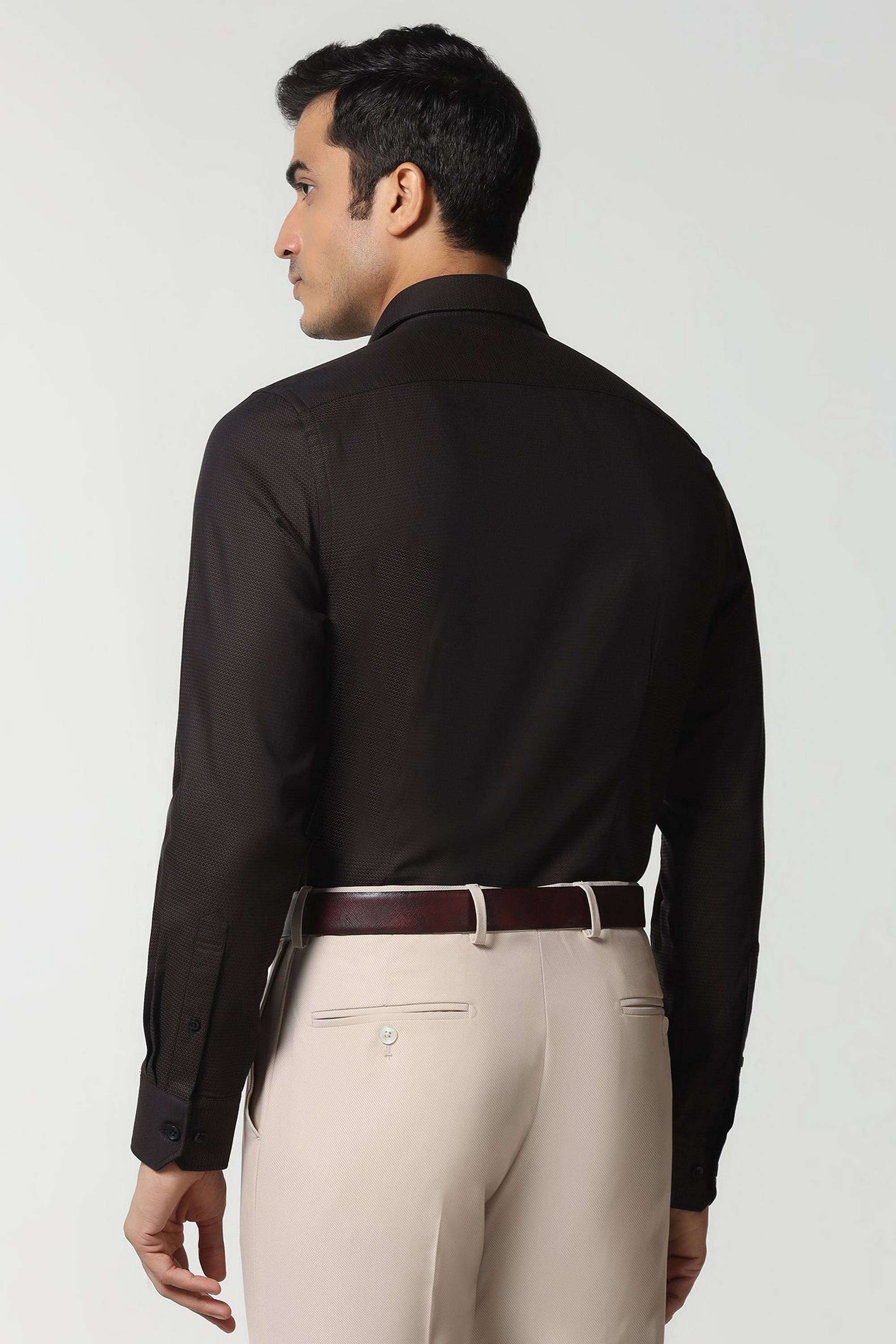 Dobby-Cotton-Slim-Fit-Men-s-Shirt