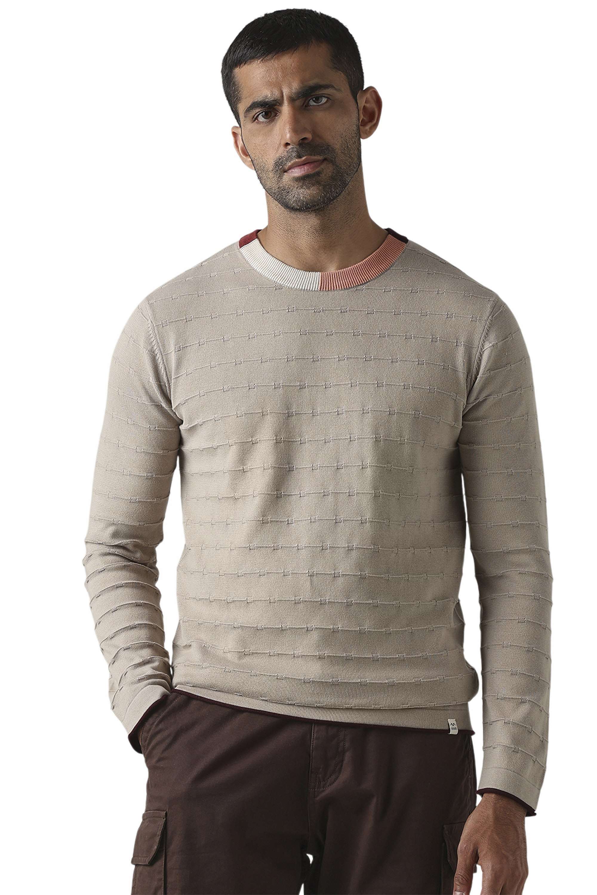 Solid-Cotton-Regular-Fit-Men-s-Pullover