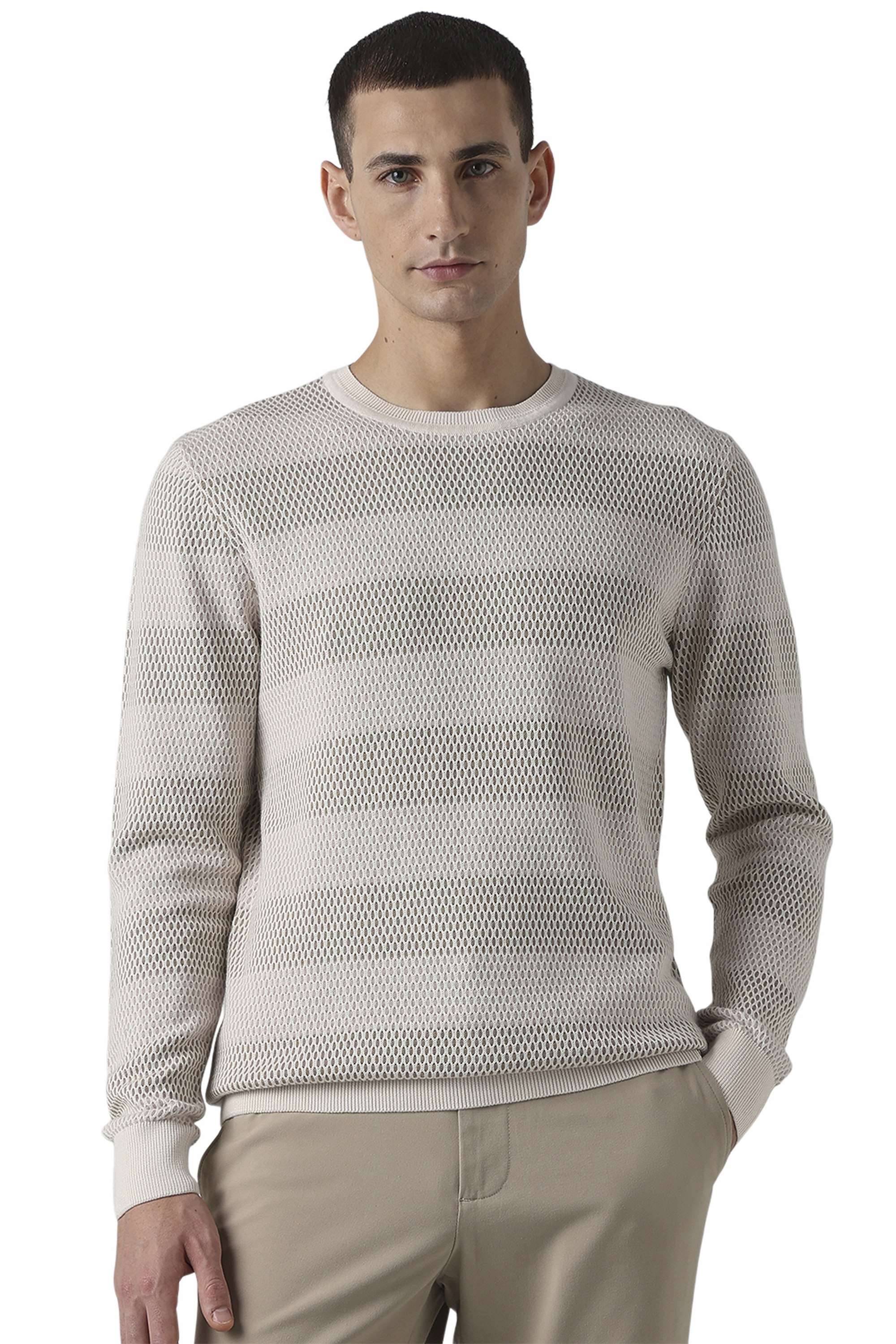 Stripes-Cotton-Regular-Fit-Men-s-Pullover