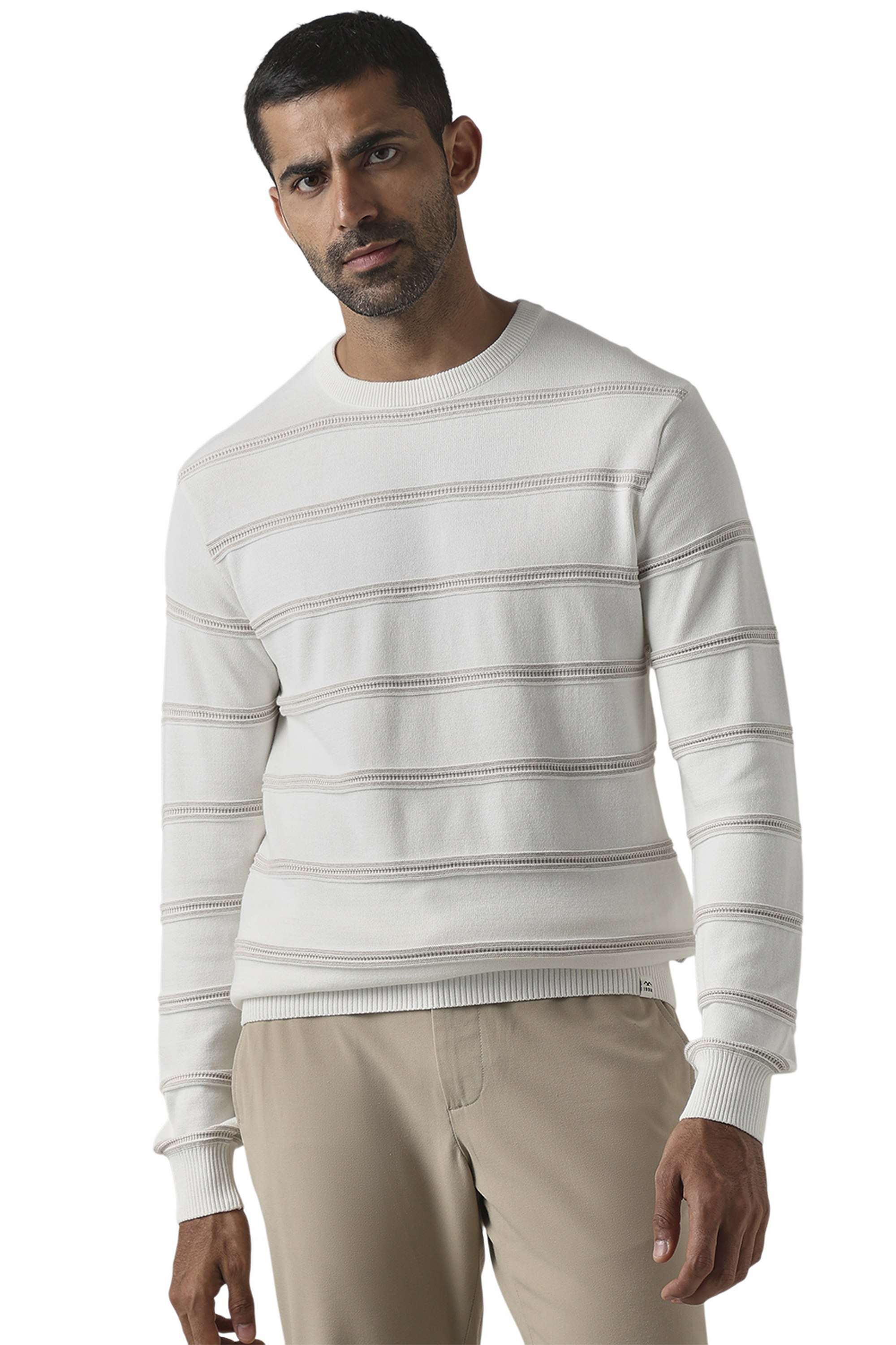 Stripes-Cotton-Regular-Fit-Men-s-Pullover