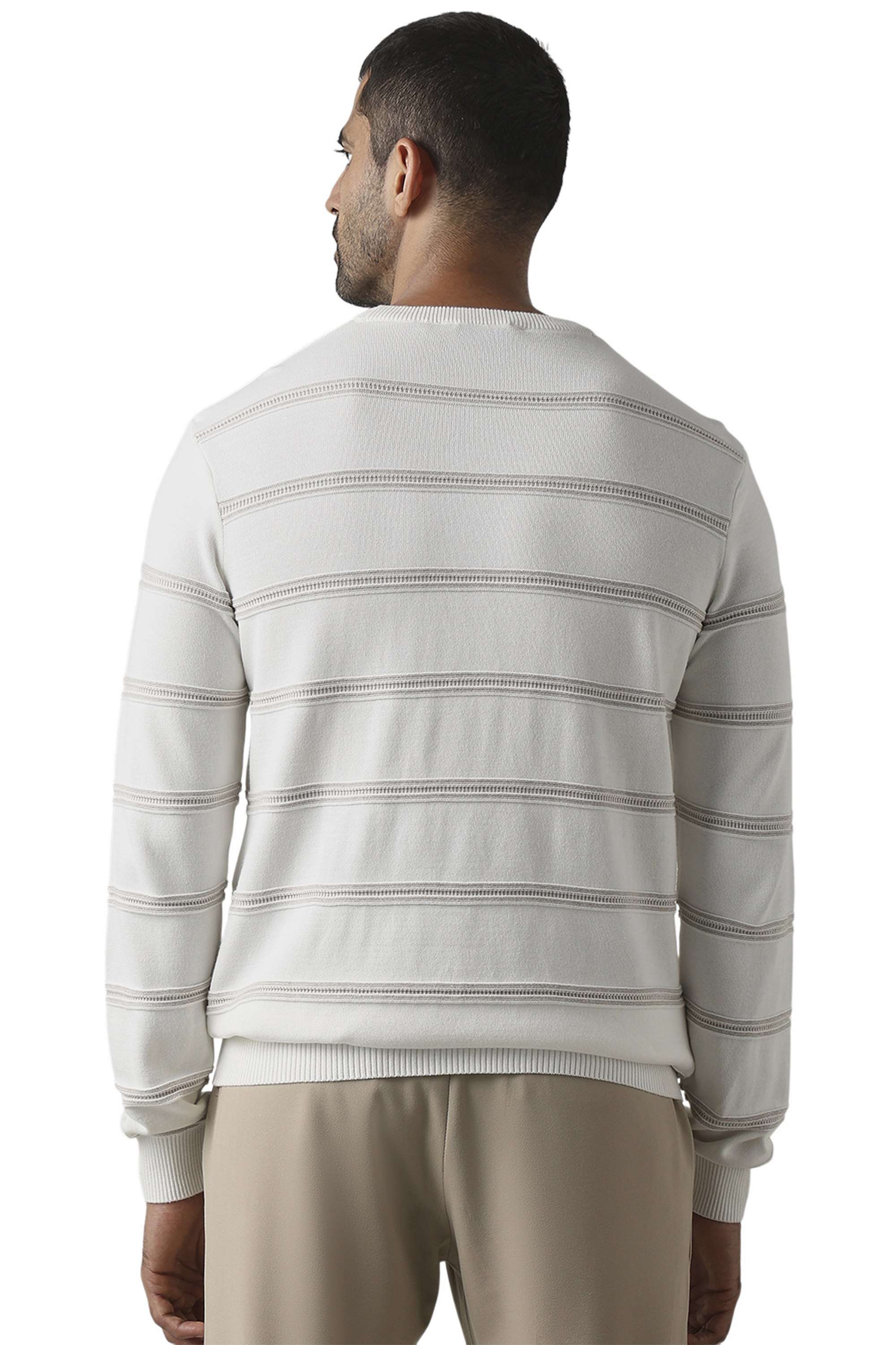 Stripes-Cotton-Regular-Fit-Men-s-Pullover