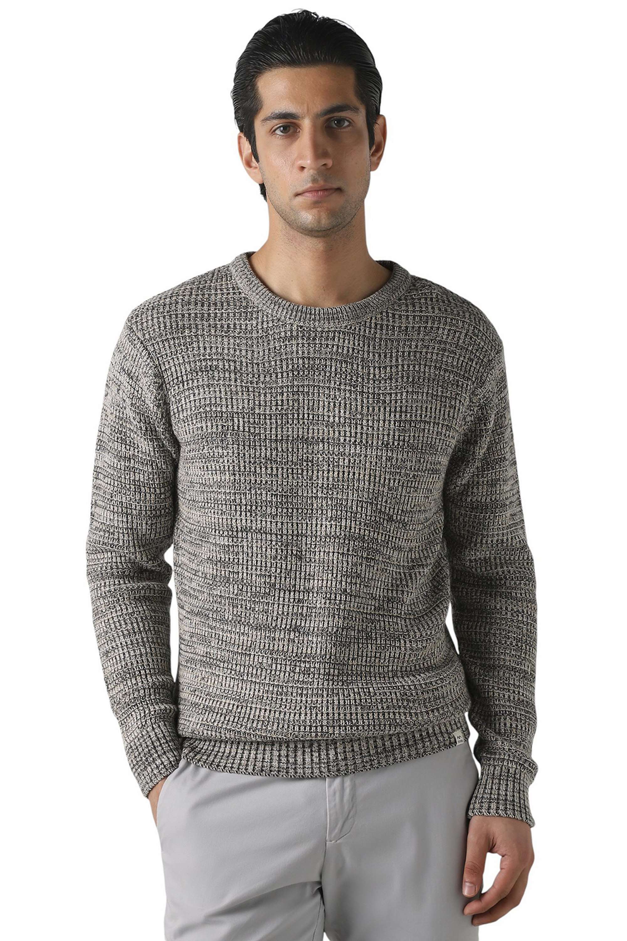 Solid-Cotton-Regular-Fit-Men-s-Pullover