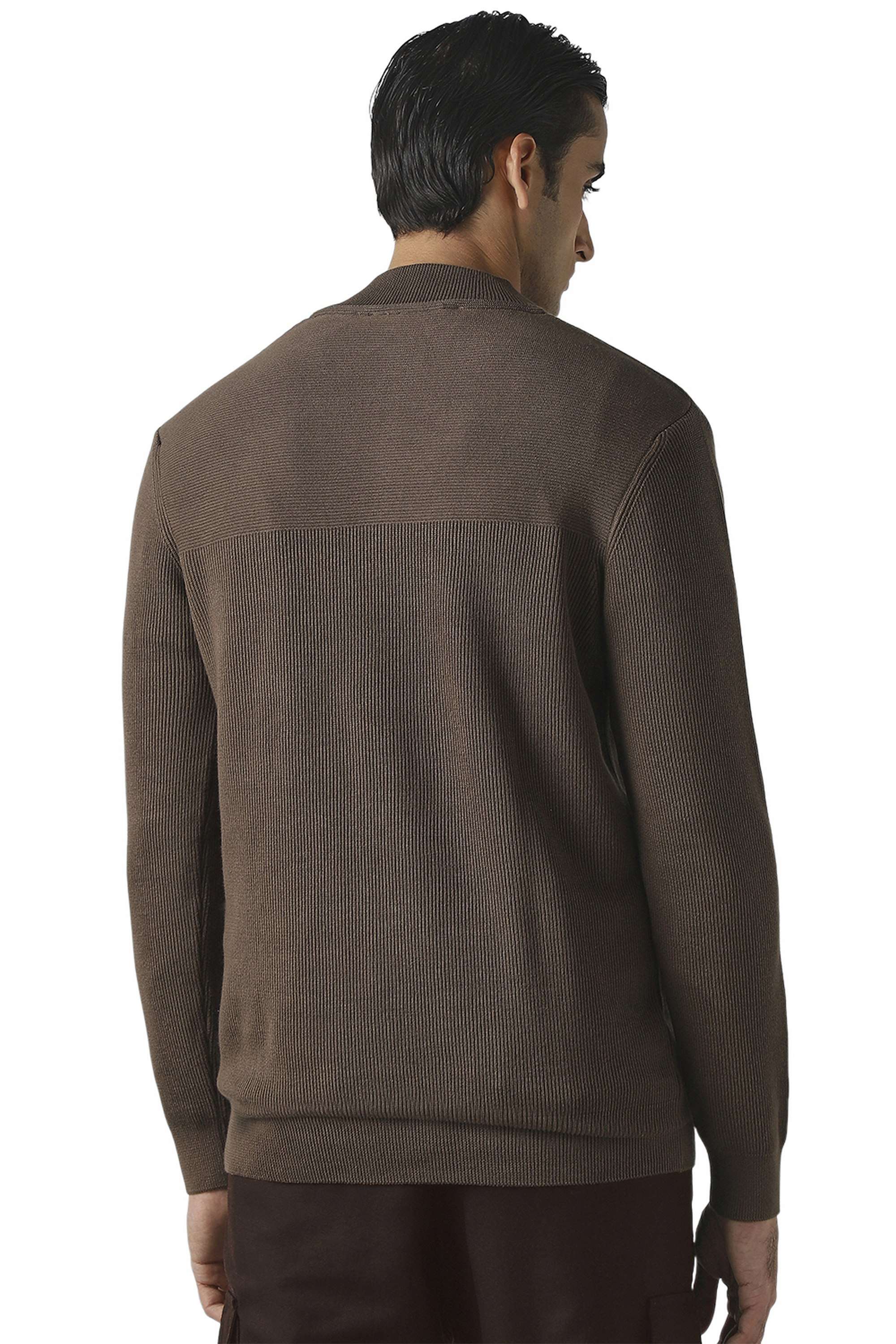 Solid-Cotton-Men-s-Sweater