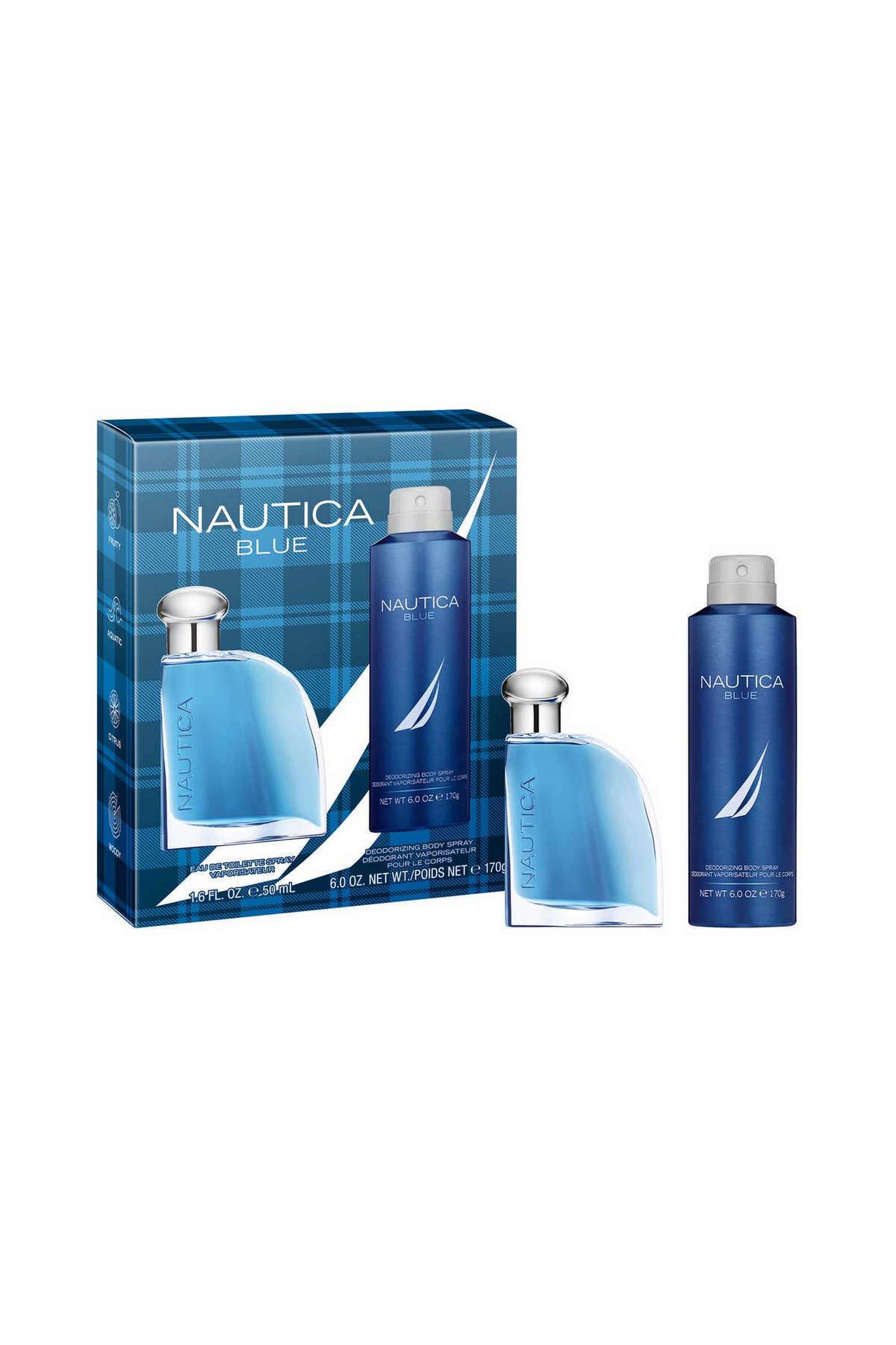 Blue-Eau-de-Toilette-Gift-Set-for-Men---Pack-of-2-(EDT-50ml-+-Body-Spray-170gm)