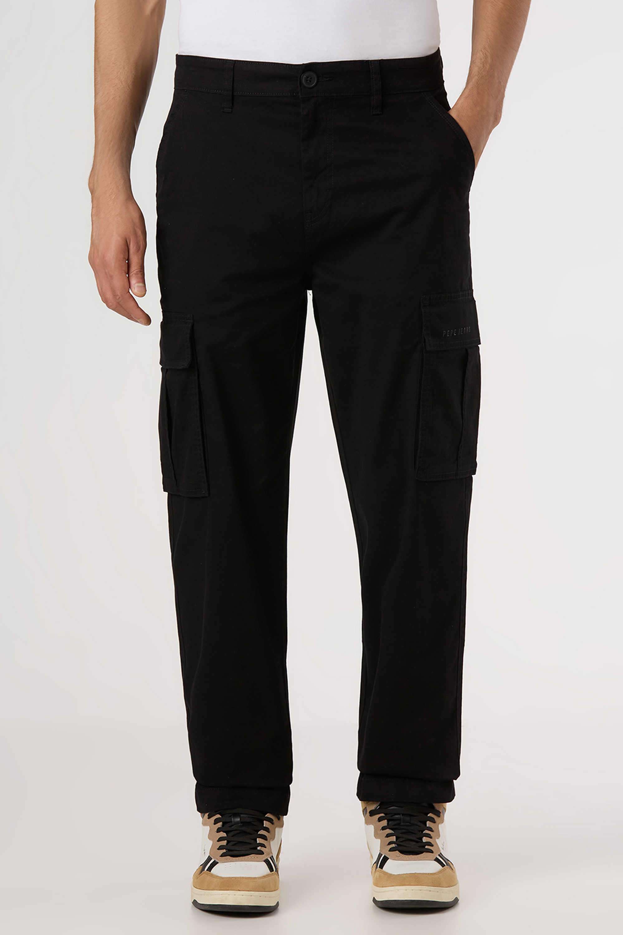Solid-Cotton-Regular-Fit-Men-Pants