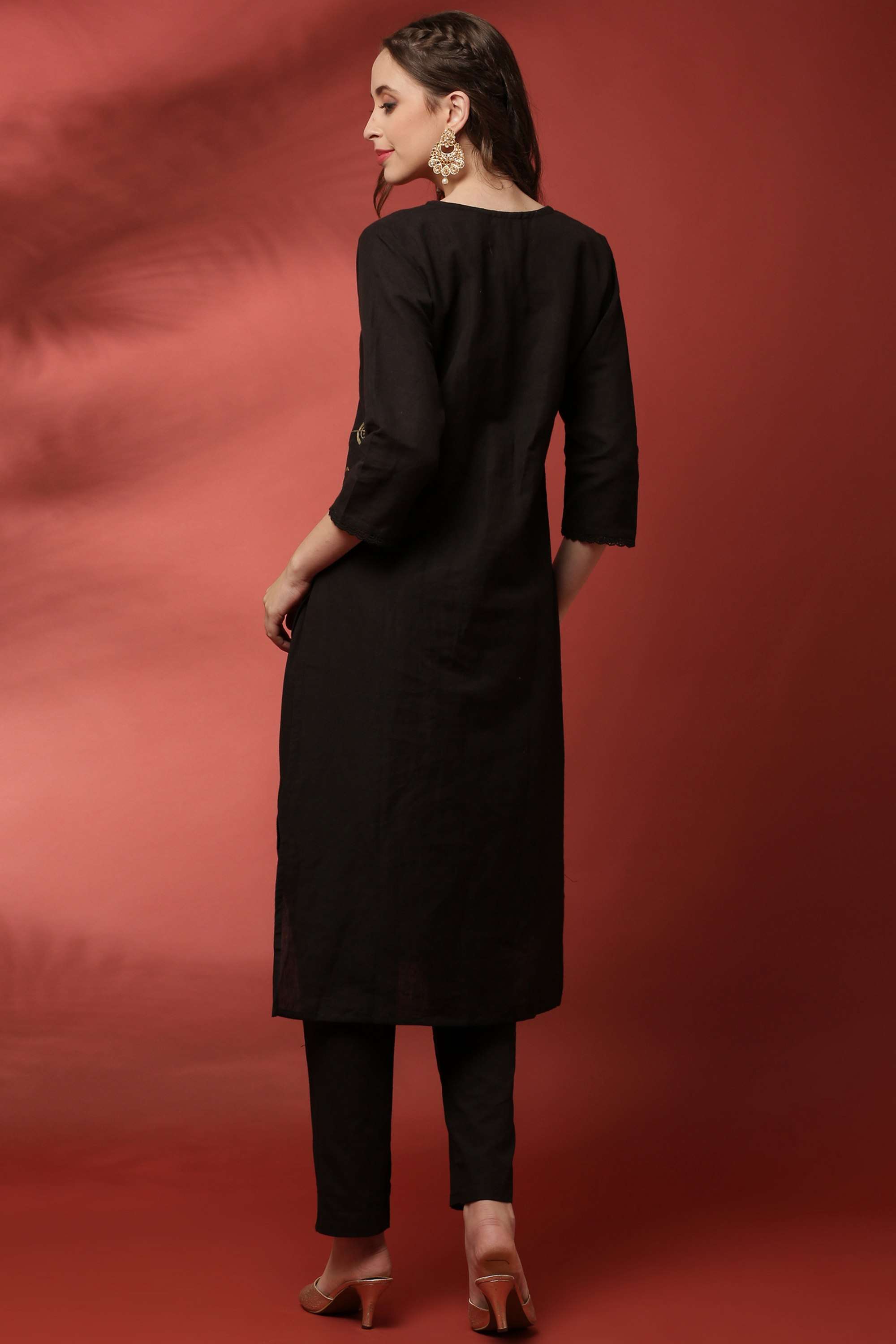 Embellished-Straight-Fit-Linen-Women-s-Festive-Wear-Pants