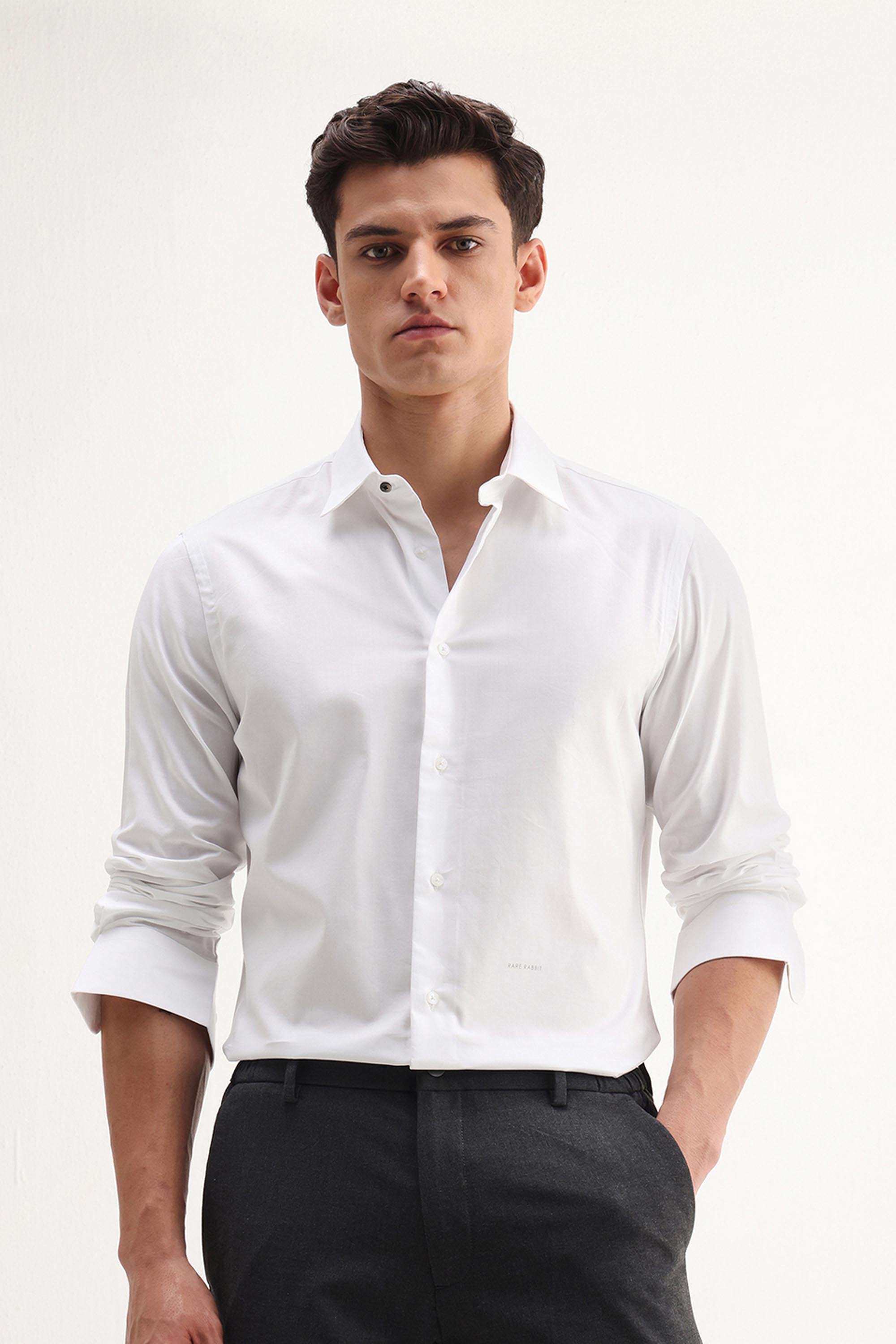 Solid-Cotton-Regular-Fit-Men-s-Casual-Shirt